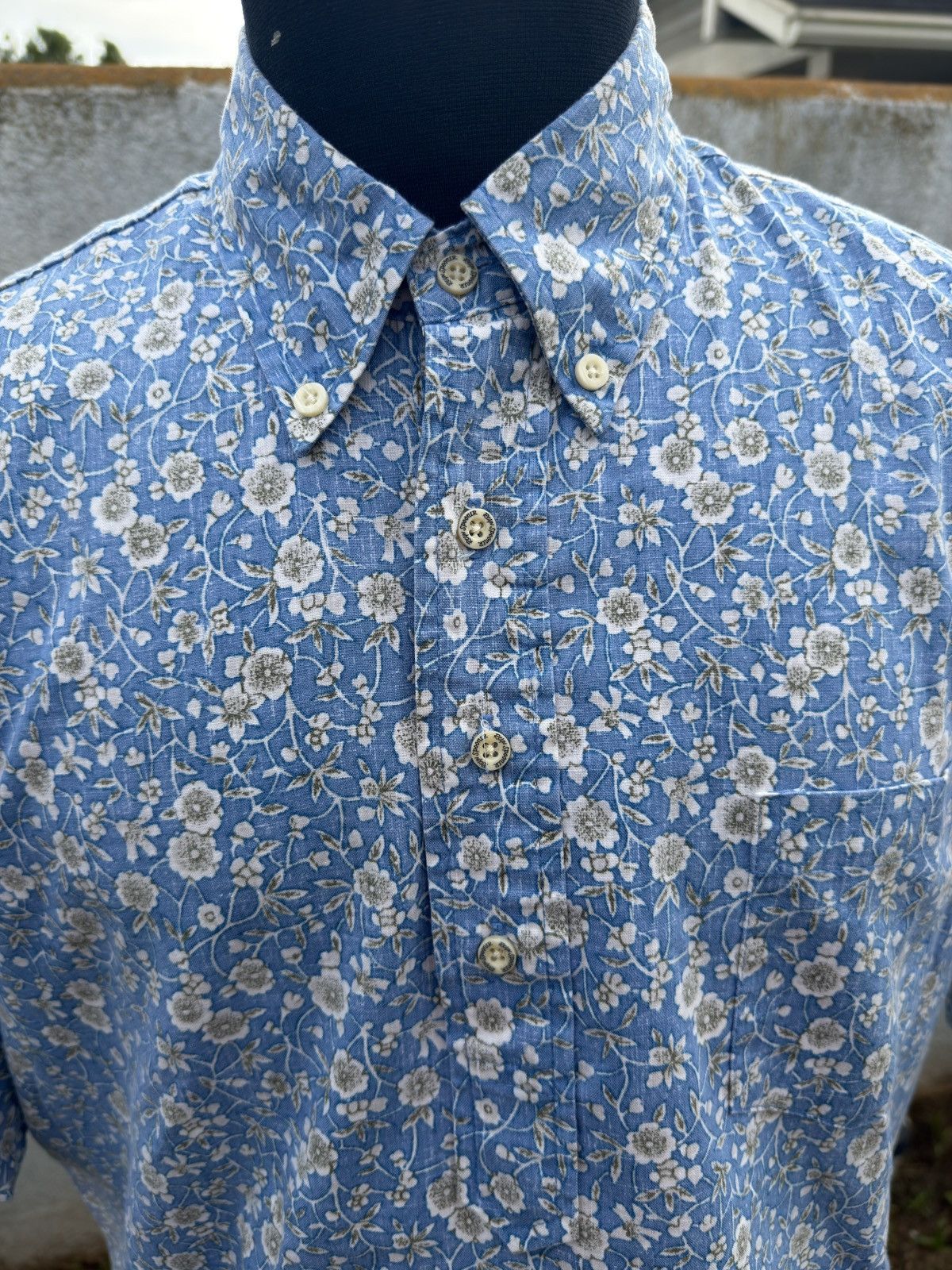 Reyn Spooner PreOwned Reyn Spooner Hawaiian Print Men's Medium Blue Size US M / EU 48-50 / 2 - 3 Thumbnail