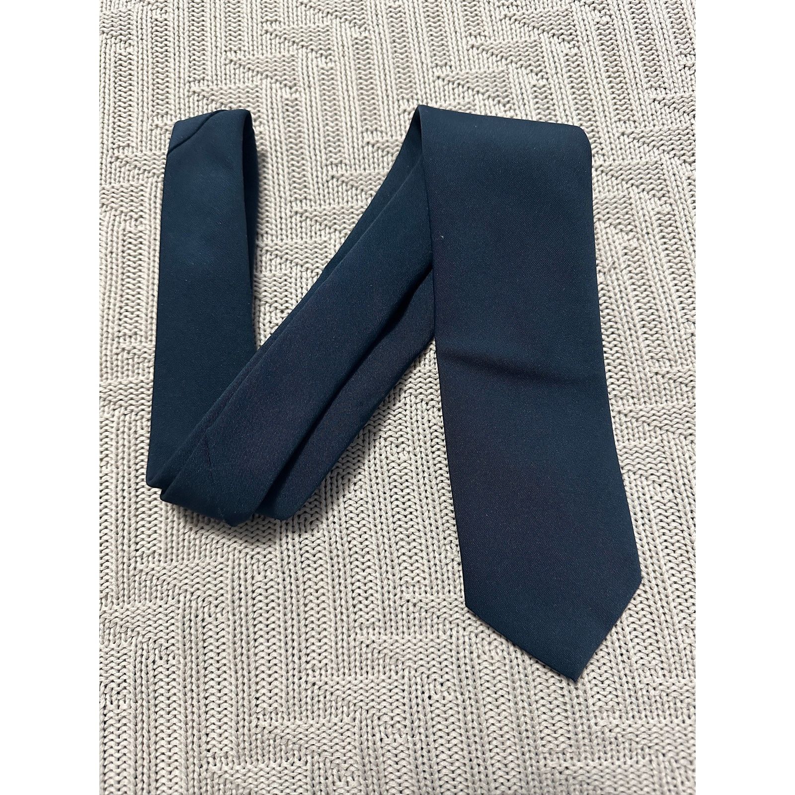 JCPenney JC Penny navy blue tie Size ONE SIZE - 1 Thumbnail