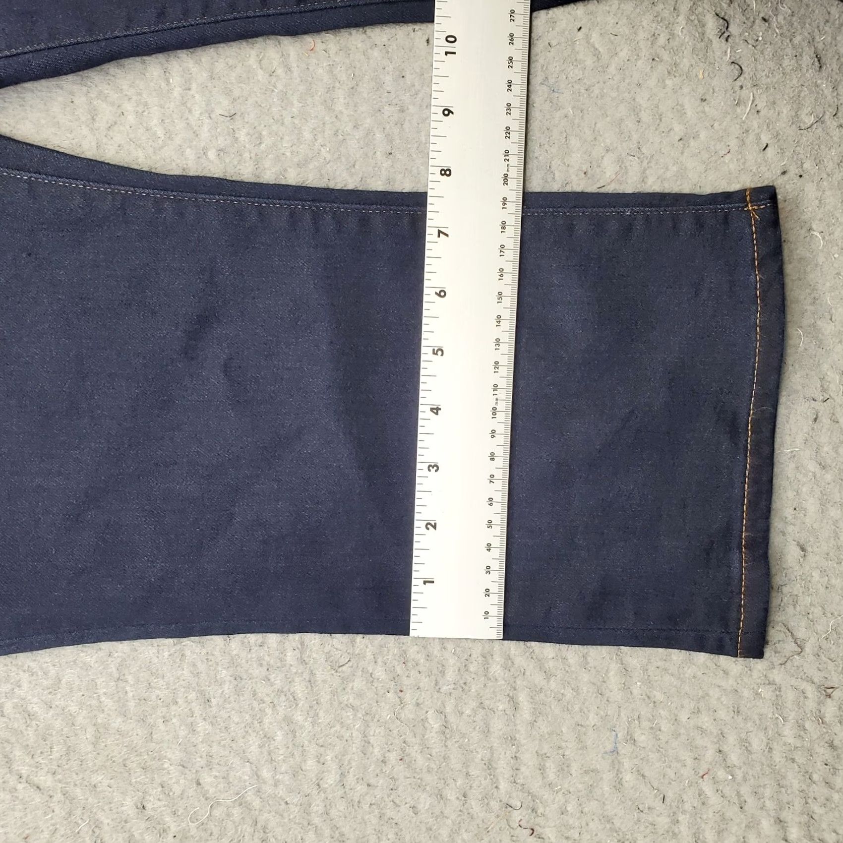 Chaps Chaps Jeans Womens 10 Capri Blue Denim Stretch Comfort Mid Rise Slim Leg Size 32" / US 10 / IT 46 - 5 Thumbnail