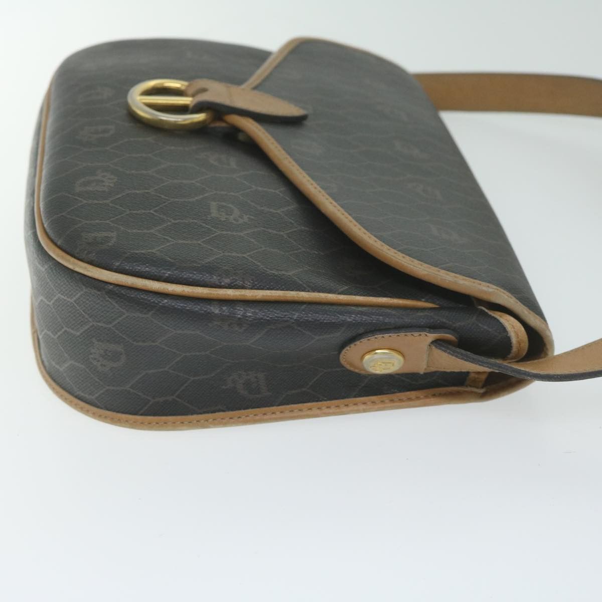 Dior DIOR Honeycomb Canvas Shoulder Bag Pvc Black Size ONE SIZE - 4 Thumbnail