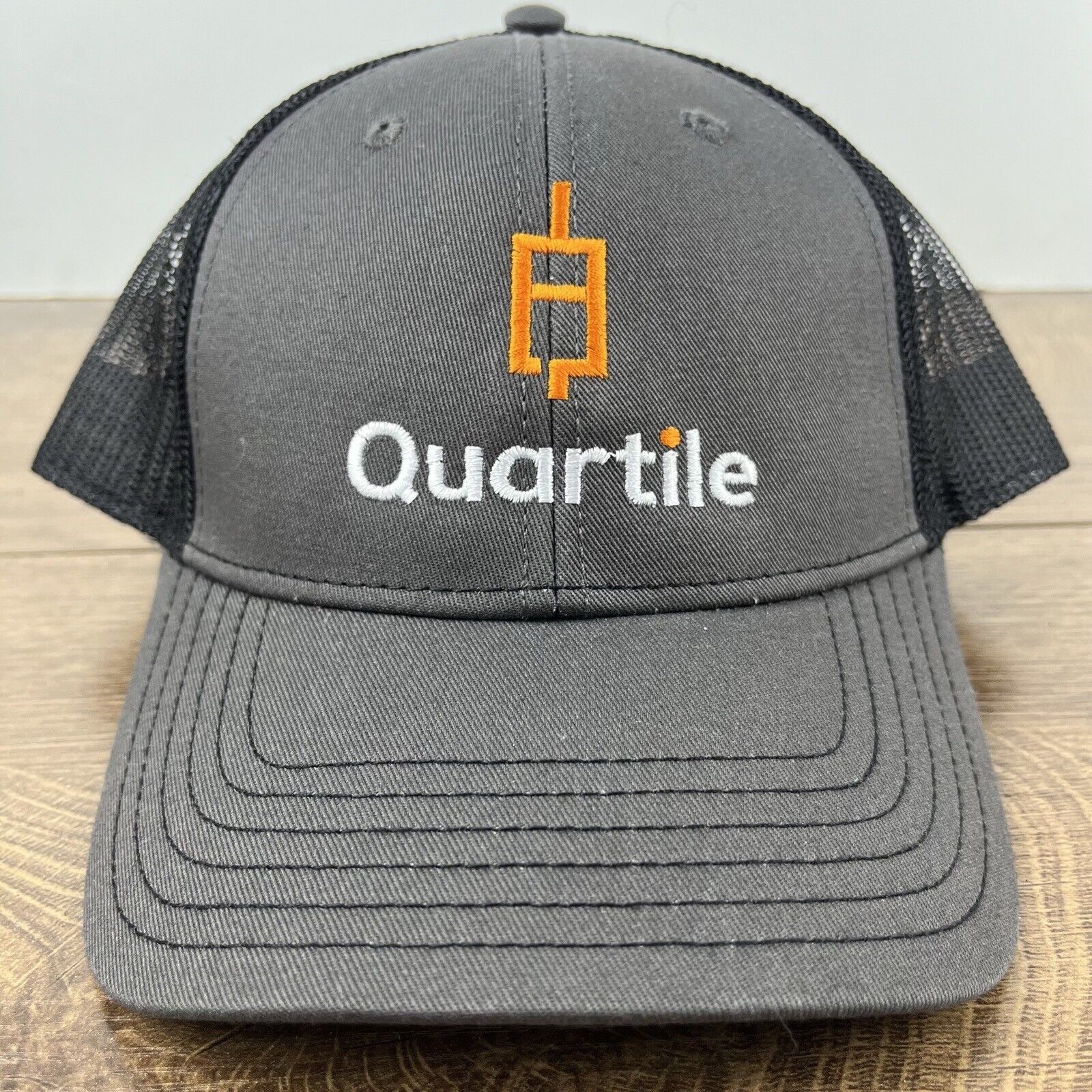 Other Quartile Hat Gray Cap Adjustable Hat Gray Adult Fit Hat Size ONE SIZE - 6 Thumbnail