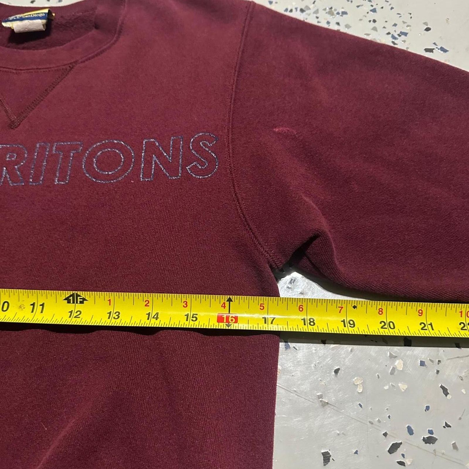 Champion 90s University of California San Diego Burgundy Sweater Size US S / EU 44-46 / 1 - 5 Thumbnail