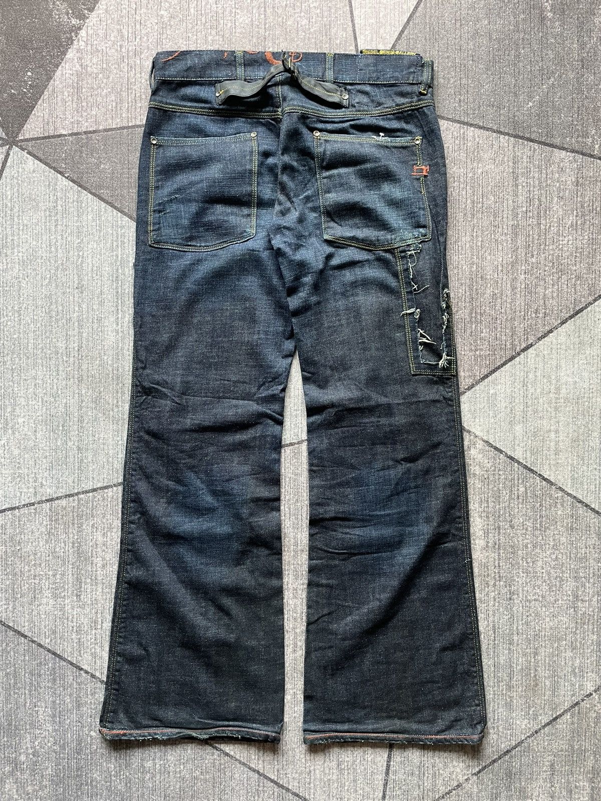 Diesel Vintage Diesel Denim Gallery Flare Denim Pants Size US 30 / EU 46 - 2 Thumbnail