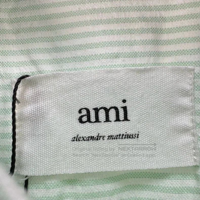 AMI Ami Striped Heart Embroidery Shirt. Size US M / EU 48-50 / 2 - 5 Thumbnail
