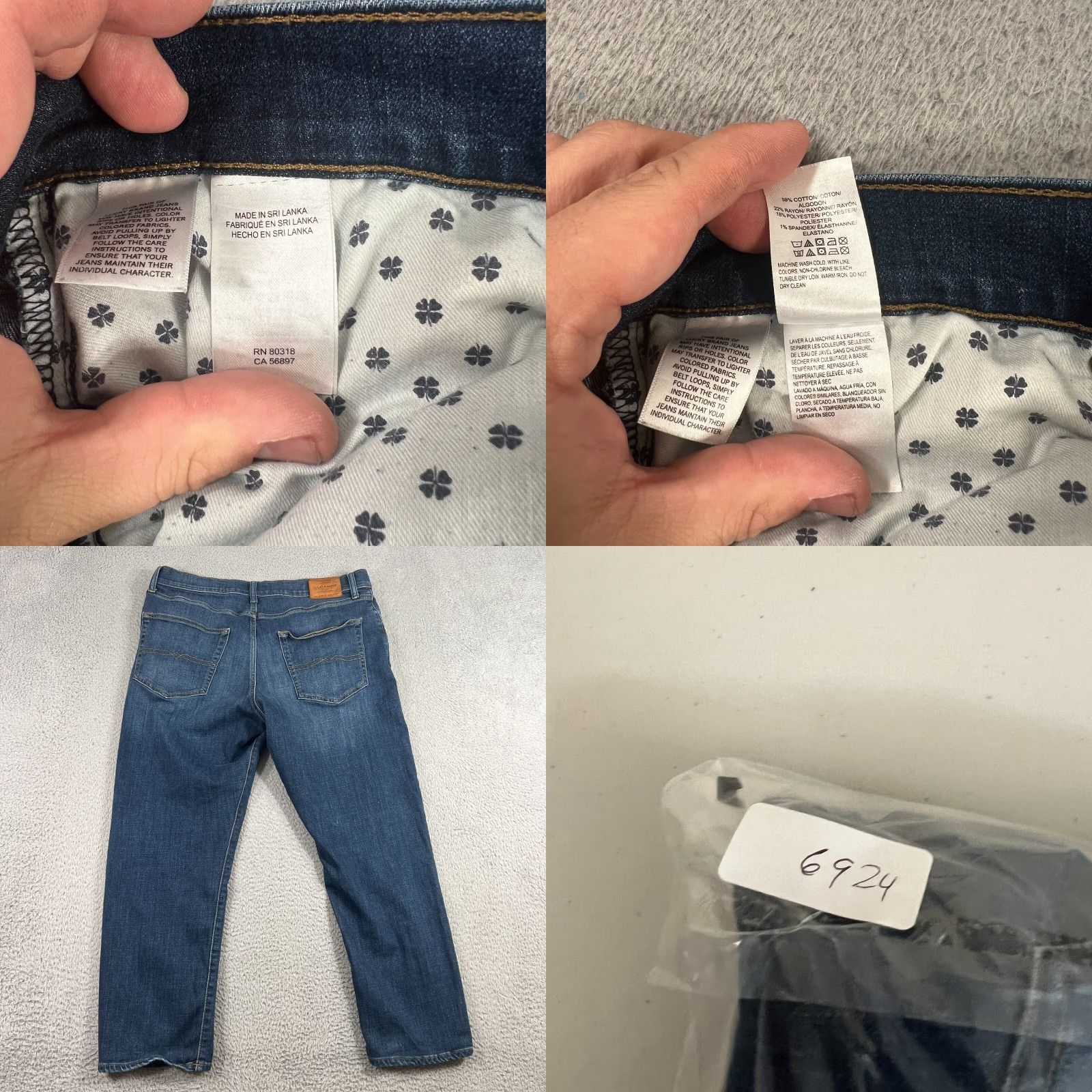 Lucky Brand VINTAGE Lucky Brand 410 Athletic Fit Jeans Men’s Size 36x30 Blue Stretch Waist 36 Straight Size US 36 / EU 52 - 8 Thumbnail