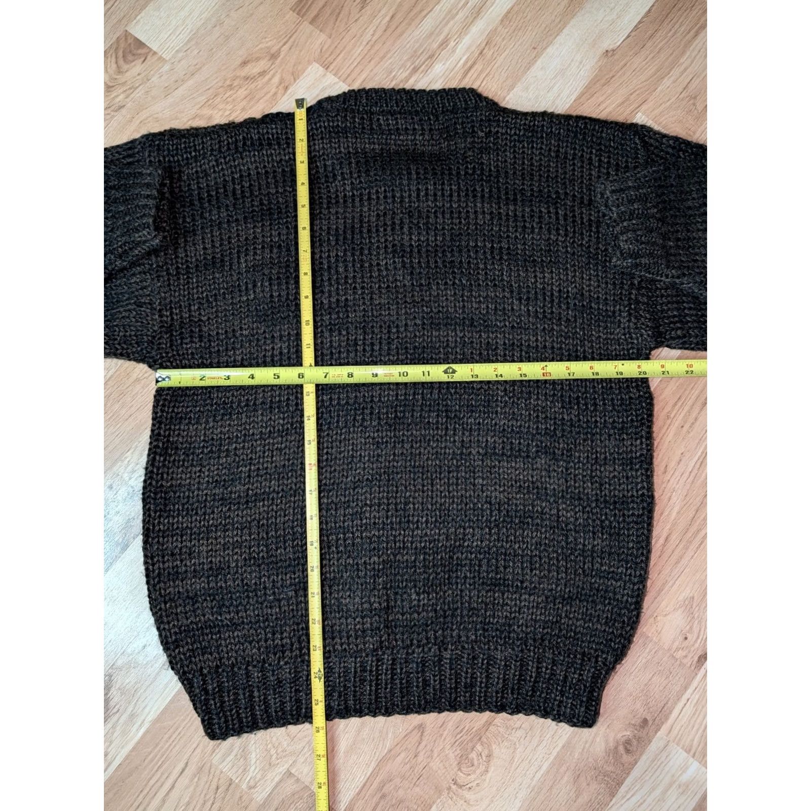 Vintage VINTAGE 80's Sole Sweater Cosby Grandpa Size Medium Acrylic GUC Brown Mens Size US M / EU 48-50 / 2 - 4 Thumbnail