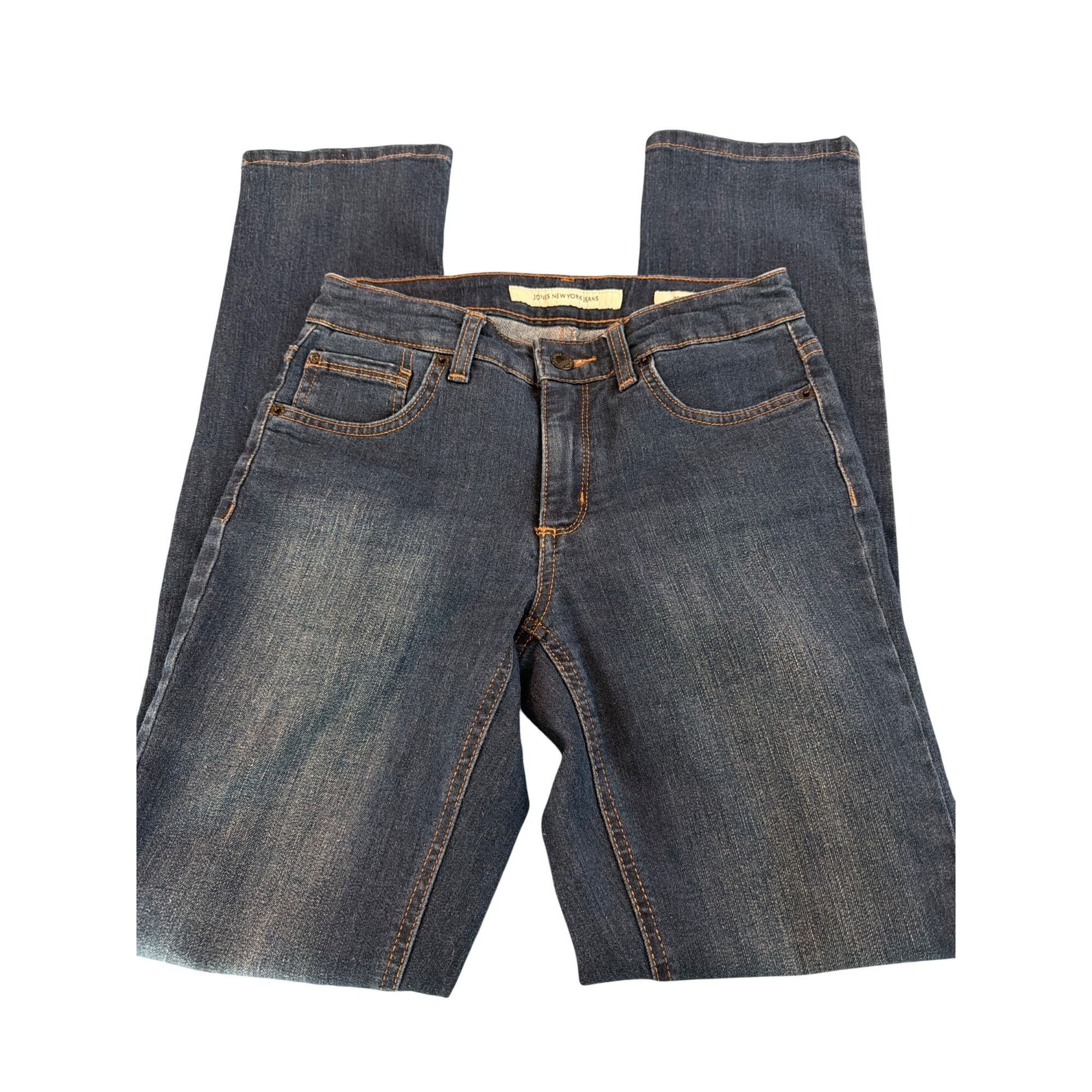 Jones New York Jones New York Bryant Park Slim Jeans Blue Denim Missy Size Size 26" / US 2 / IT 38 - 1 Thumbnail