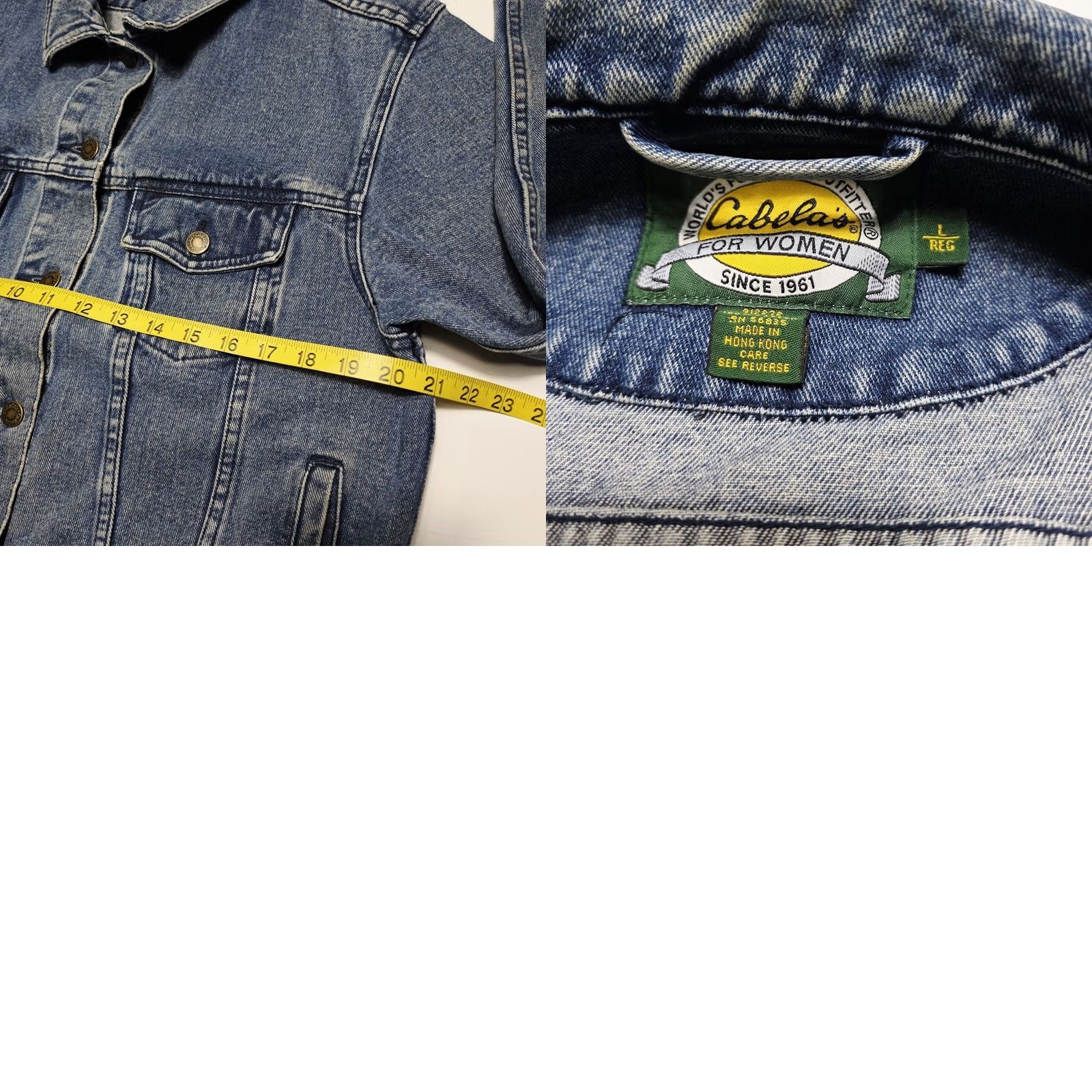 Vintage VINTAGE Cabela’s Denim Jacket Jean Women’s 90s Size Large Outdoor Size 36" / US 14 / IT 50 - 8 Thumbnail