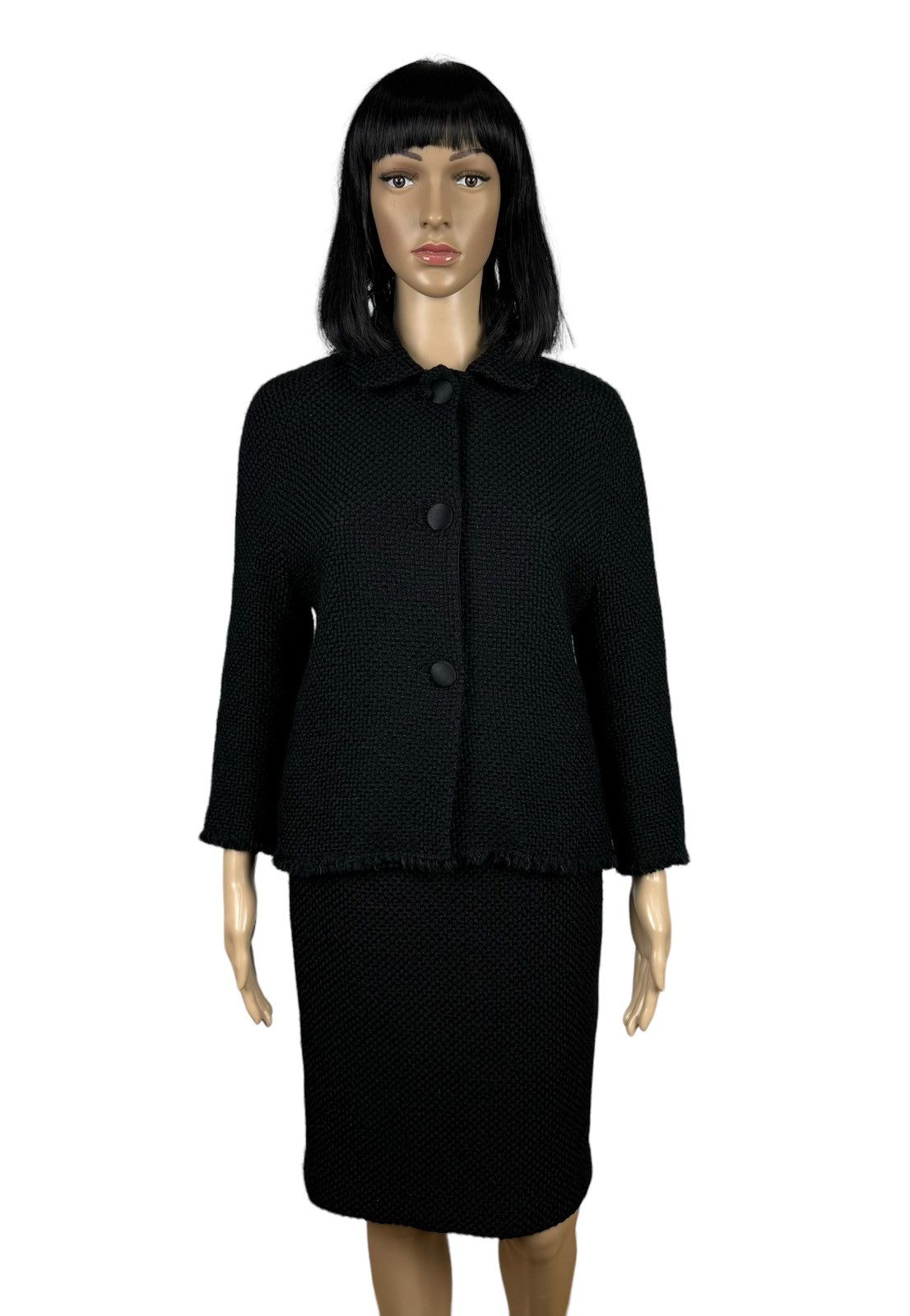 Cerruti 1881 Cerruti 1881 Wool Knit Skirt Suit Jacket size 42 Size 28" / US 6 / IT 42 - 1 Thumbnail