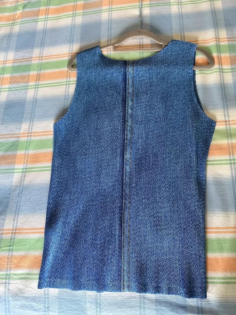 Issey Miyake Issey Miyake size:3 Blue vest Size M / US 6-8 / IT 42-44 - 2 Thumbnail
