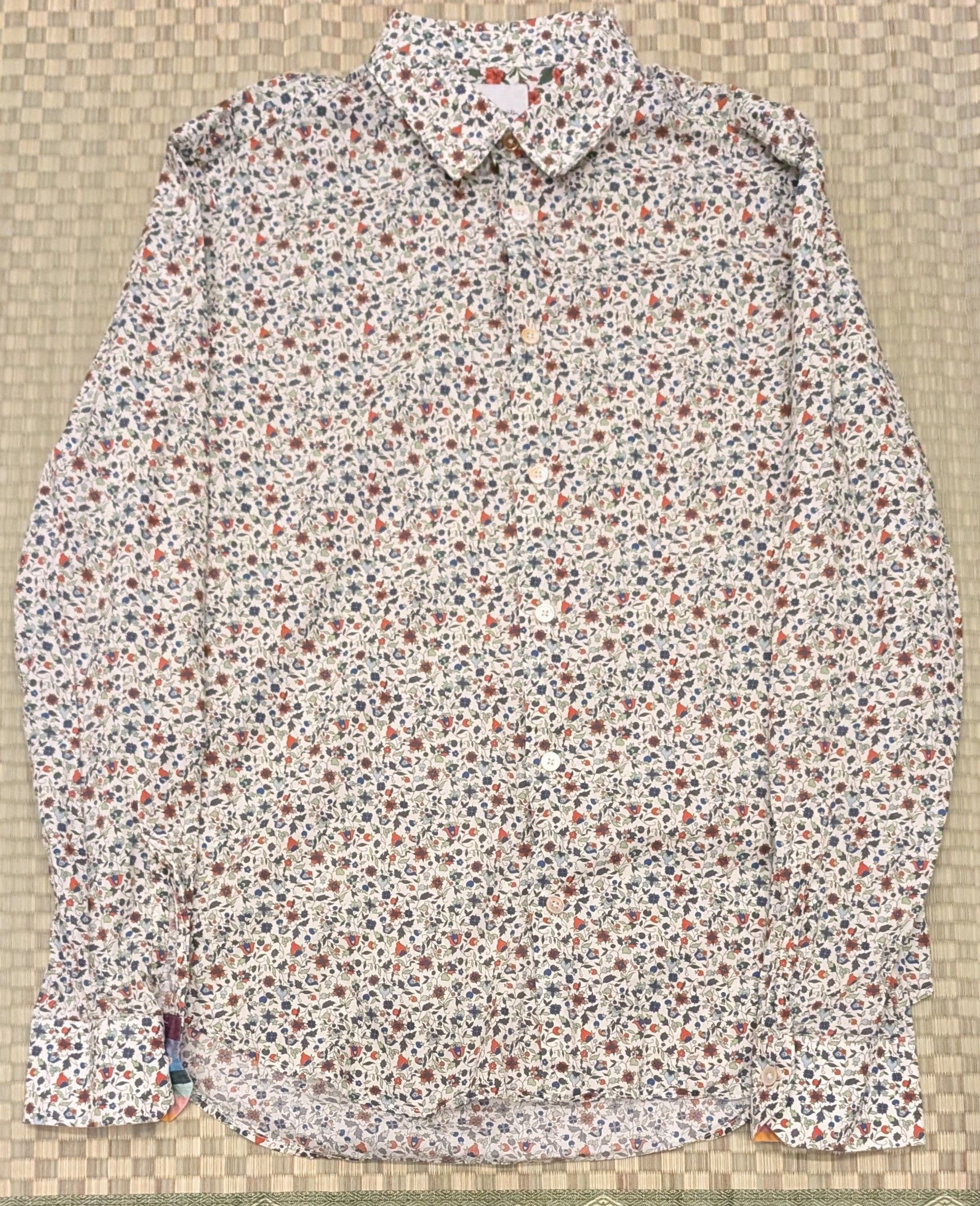 Paul Smith Paul Smith Floral Button Up Shirt Made in Italy Size US M / EU 48-50 / 2 - 1 Thumbnail
