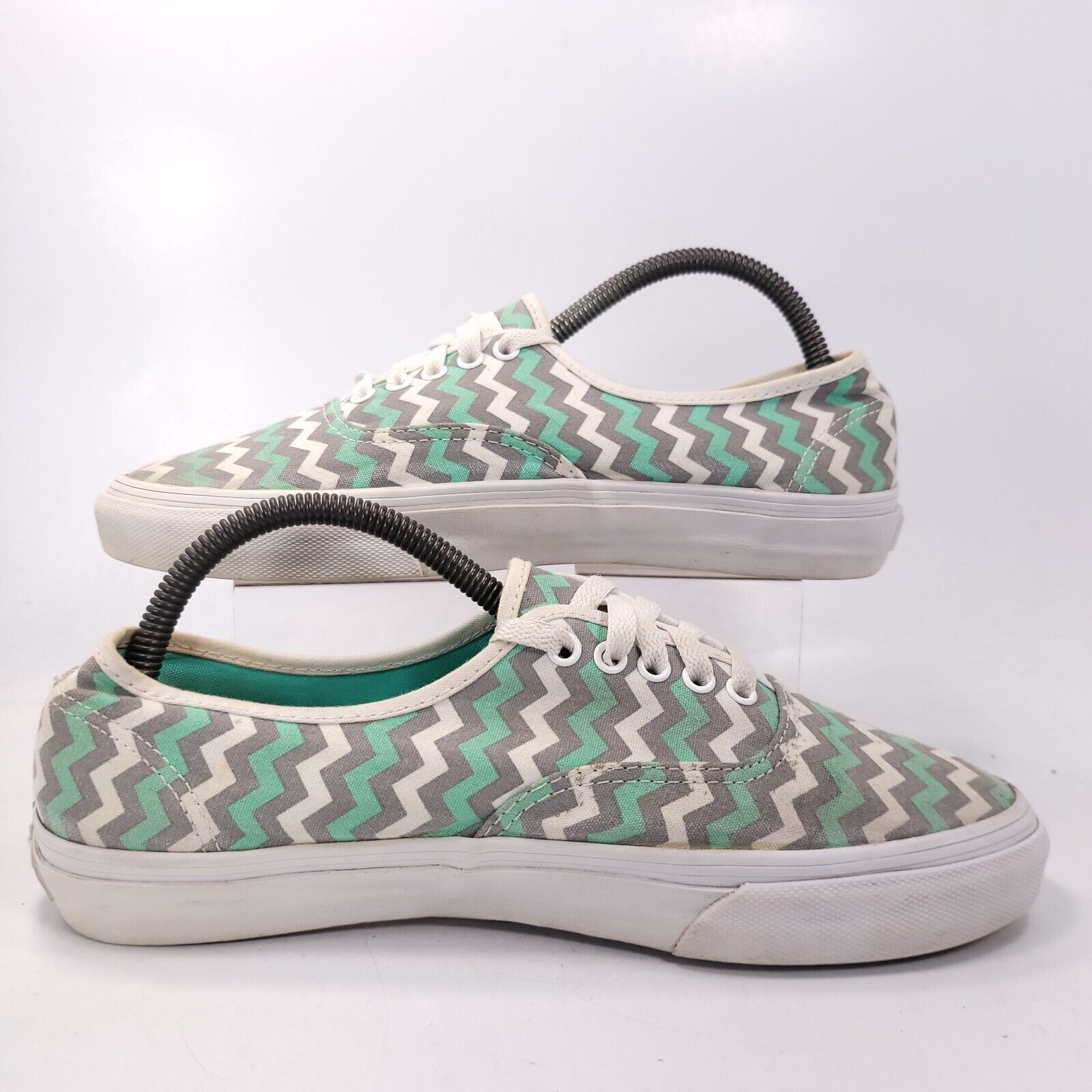Vans Vans Off the Wall Shoe Womens Size 9 Mens 7.5 TC6D Gray Blue Size US 9 / IT 39 - 6 Thumbnail