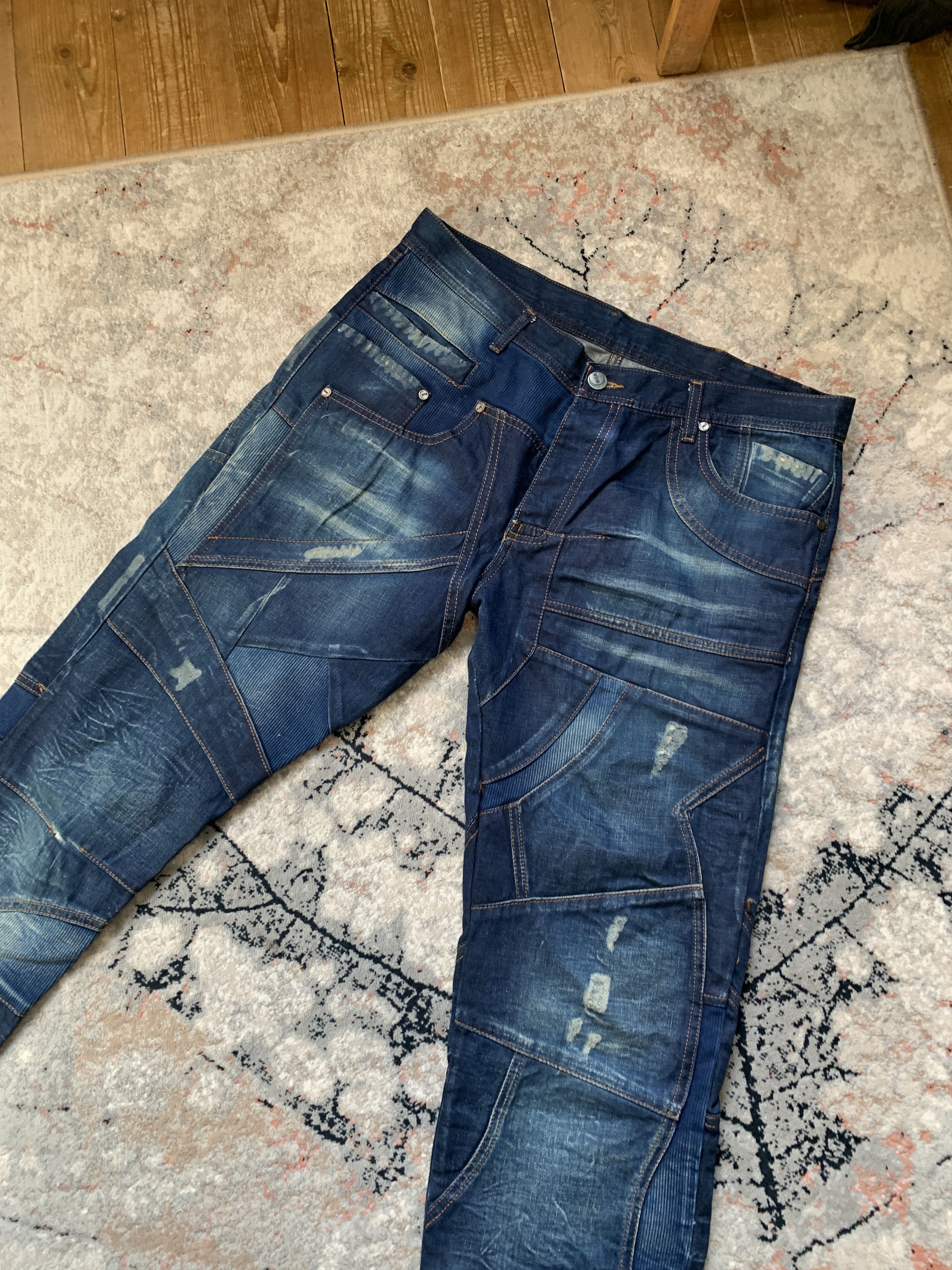 Japanese Brand Bar Of Denim Vintage Jeans Size US 36 / EU 52 - 2 Thumbnail