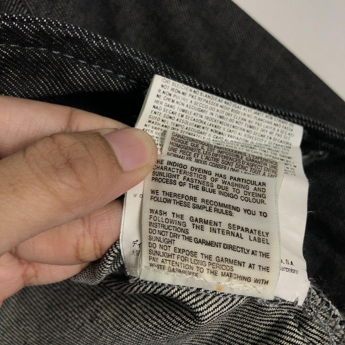 Japanese Brand 🔥Vtg Cropped Jacket Diesel Double Breast Biker Size XS / US 0-2 / IT 36-38 - 22 Thumbnail
