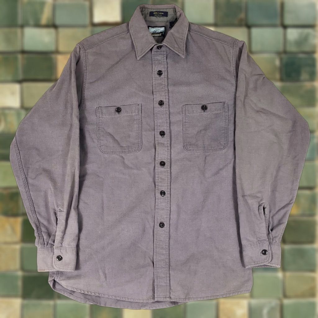 Sears **VINTAGE Sears Mens Flannel Long Sleeve Gray Button-Up M Tall 15-15.5** User: Vintage Sears Mens Flannel Long Sleeve Gray Button-Up M Tall 15-15.5 Size US L / EU 52-54 / 3 - 1 Thumbnail