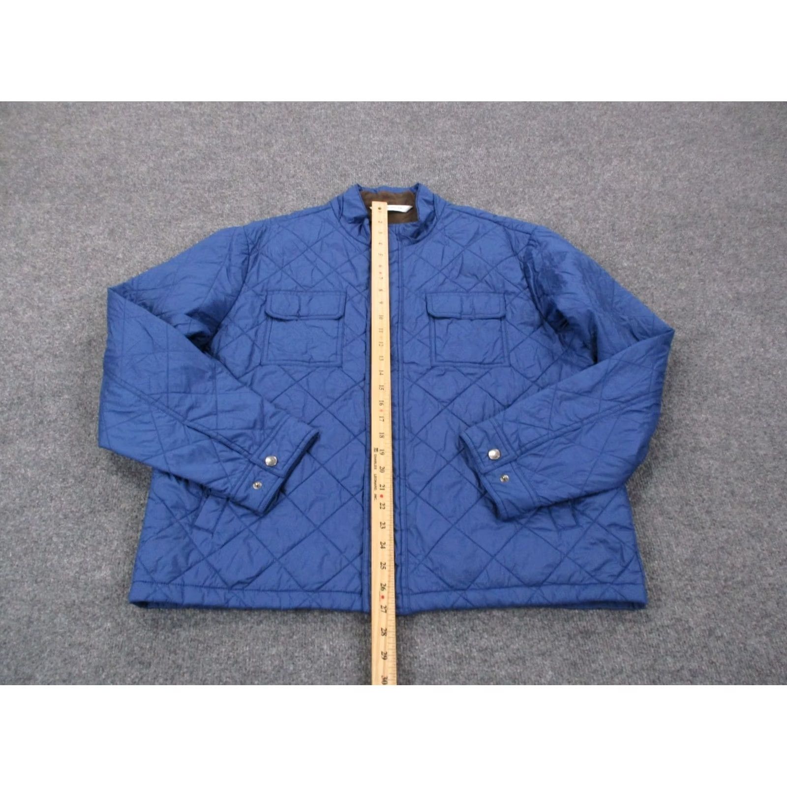 Peter Millar Peter Millar Jacket Mens XL Blue Norfolk Quilted Lightweight Puffer Windbreaker Size US XL / EU 56 / 4 - 3 Thumbnail