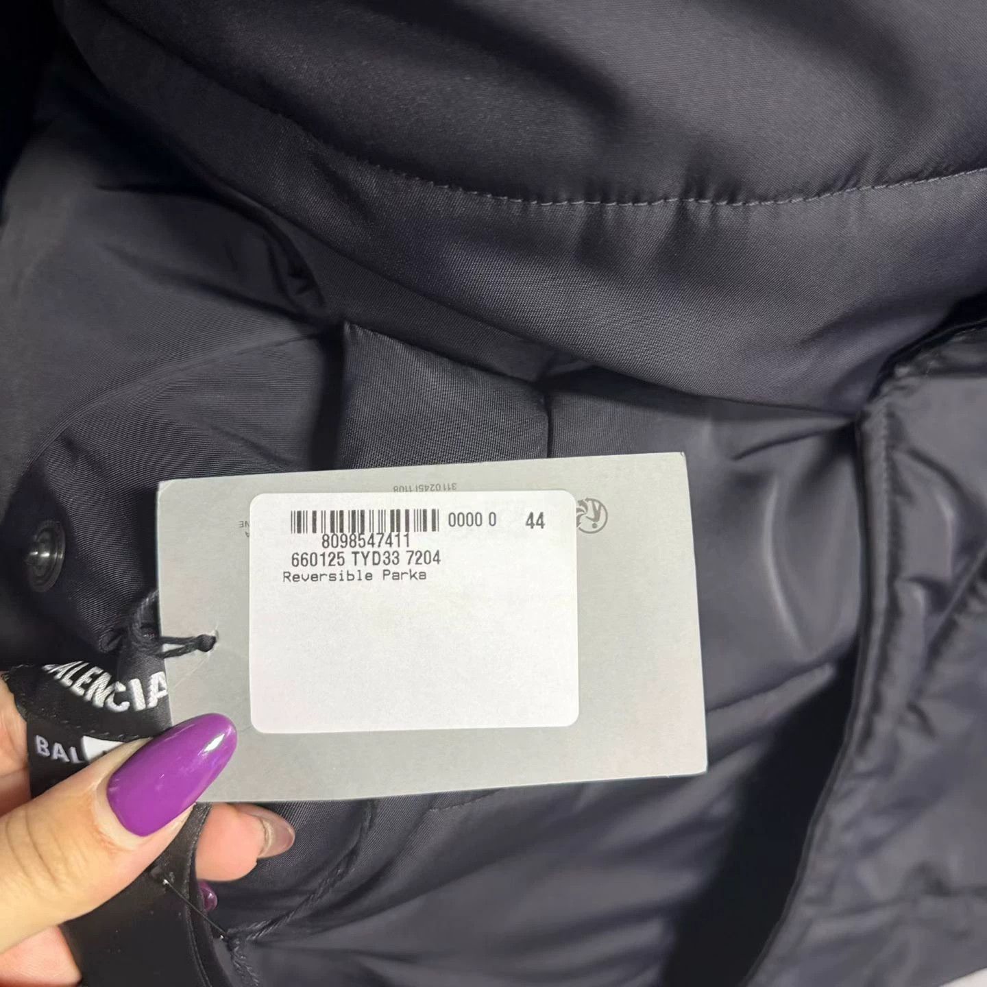 Balenciaga balenciaga black reversible down jacket coat Size US M / EU 48-50 / 2 - 4 Thumbnail