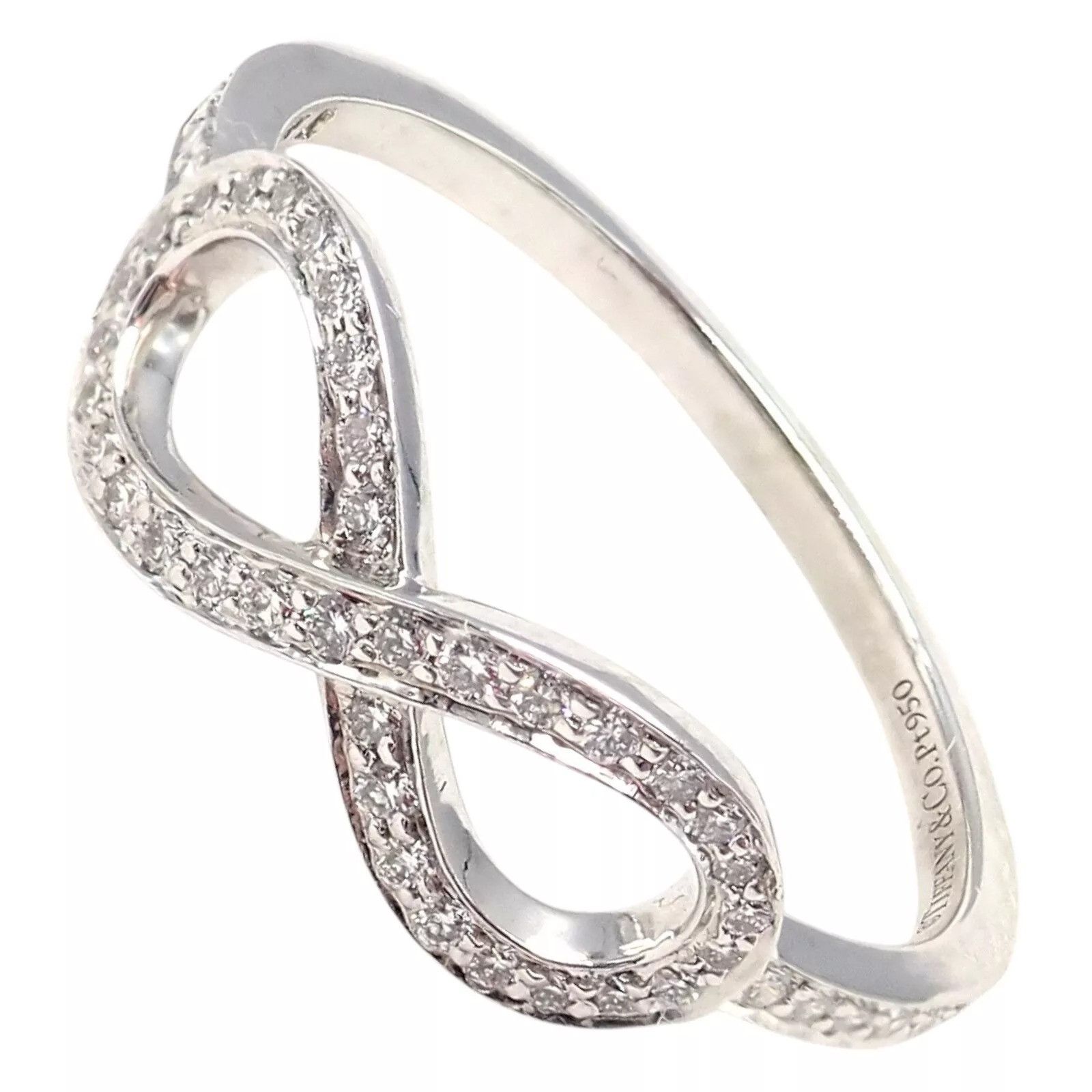 Tiffany & Co. Tiffany & Co Platinum 0.12ct Diamond Ring sz 6.5 Size ONE SIZE - 1 Thumbnail
