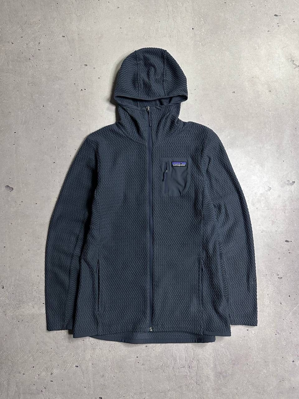 Patagonia Patagonia Women’s Hooded Fleece Jacket Dark Grey Full Zip Size L / US 10 / IT 46 - 1 Thumbnail