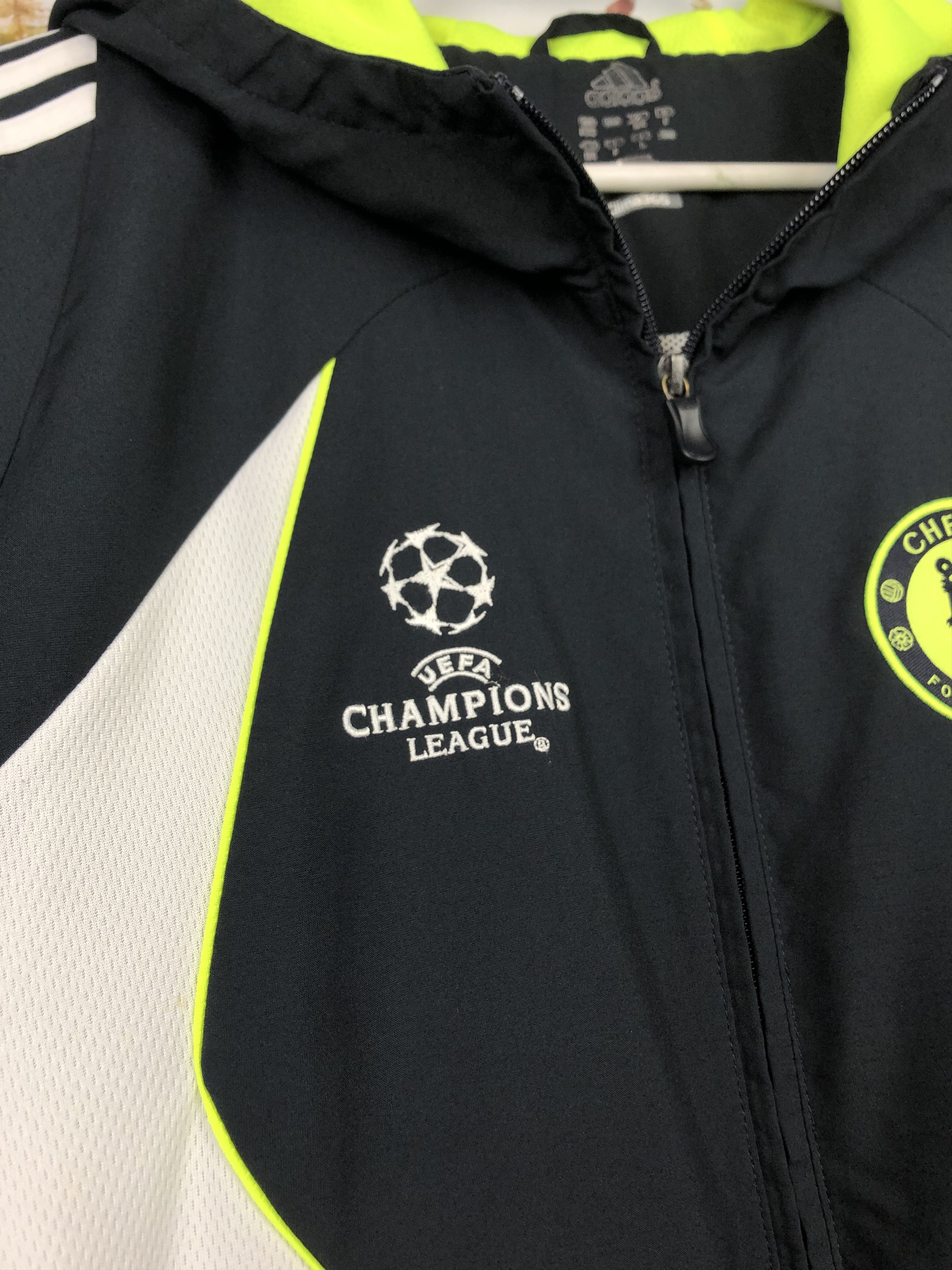 Adidas Vintage Adidas Chelsea Football Jacket Soccer Hooded Track Size US M / EU 48-50 / 2 - 4 Thumbnail