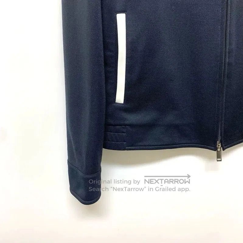 Valentino Valentino Black Cotton Men's Jacket with Orange Accents . Size US M / EU 48-50 / 2 - 5 Thumbnail