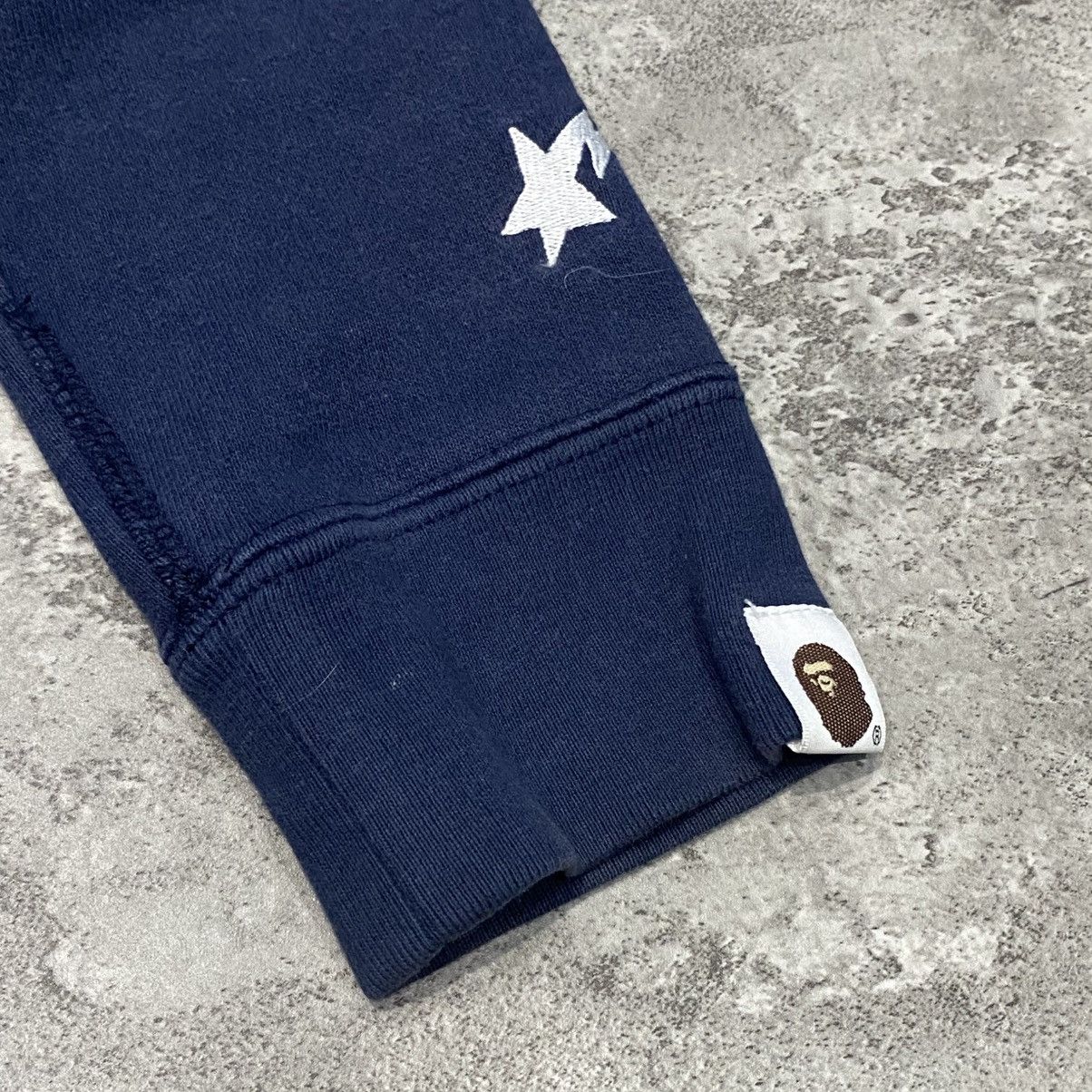 Bape Bape Flag Big Logo Navy Crewneck Size S / US 4 / IT 40 - 6 Thumbnail