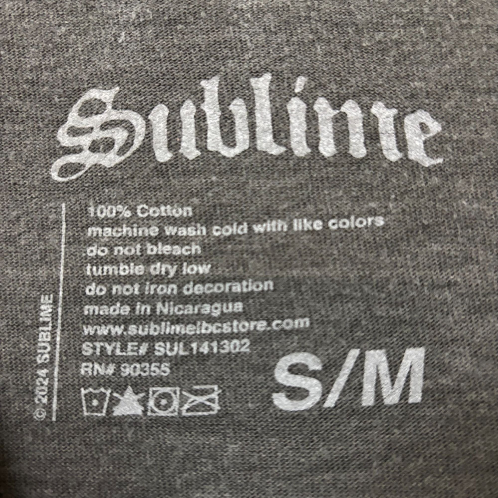 Sublime Sublime 40oz to Freedom Rock Band Oversized Tee S/M Size US M / EU 48-50 / 2 - 4 Thumbnail