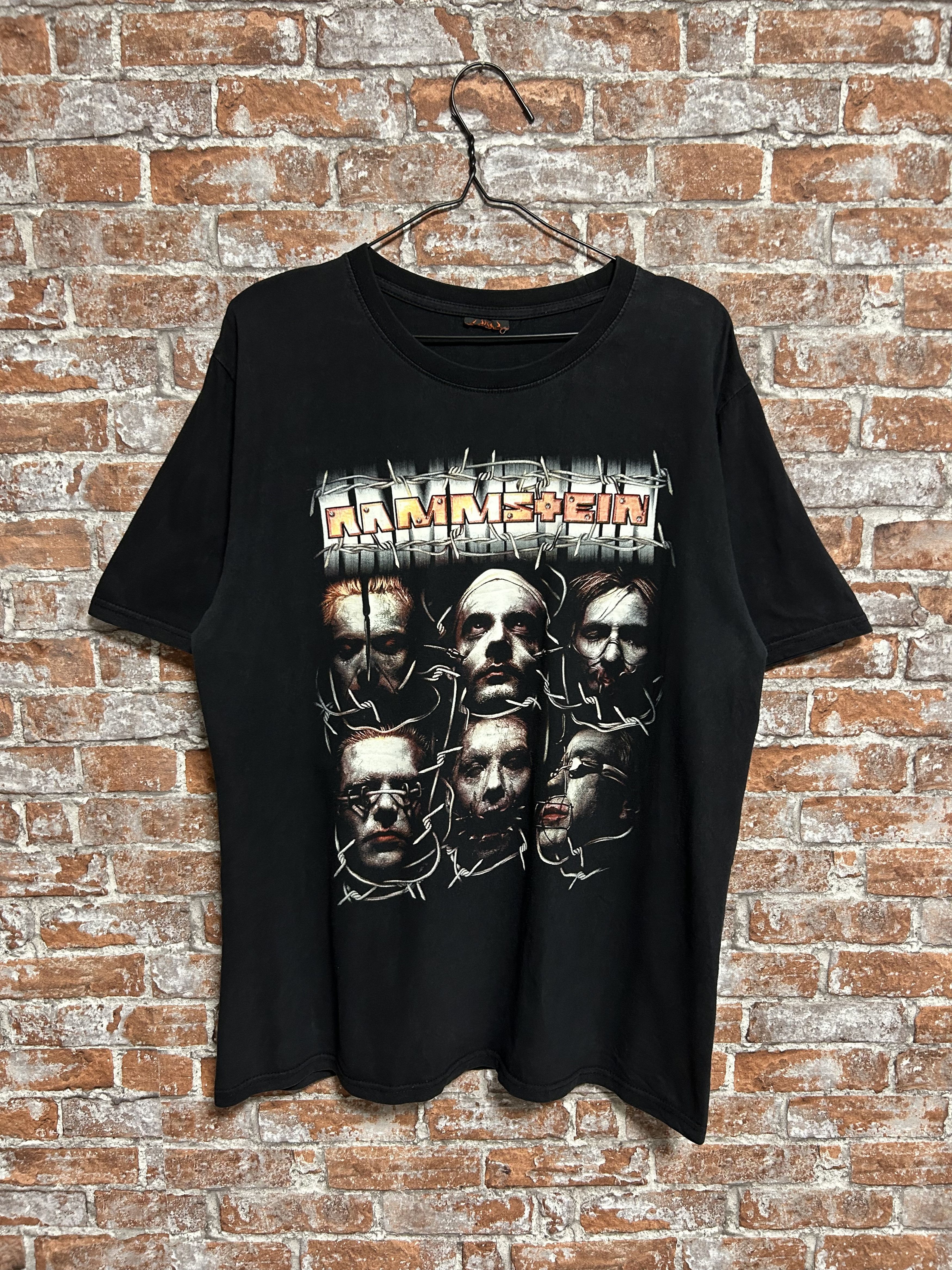 Band Tees × Vintage Vintage 90s Rammstein Rock band T-shirt Size US XL / EU 56 / 4 - 1 Thumbnail