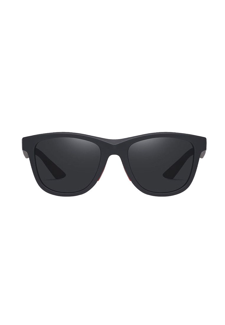 Other Black Round Frame Grey Lens Polarized Sunglasses UV 400 Size ONE SIZE - 2 Thumbnail