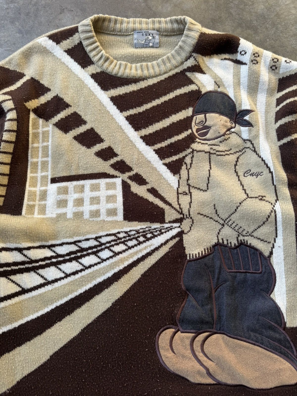 JNCO × Southpole × Vintage Vintage 90’s/Y2K JNCO South Pole Style Graphic Sweater Size US XL / EU 56 / 4 - 3 Thumbnail