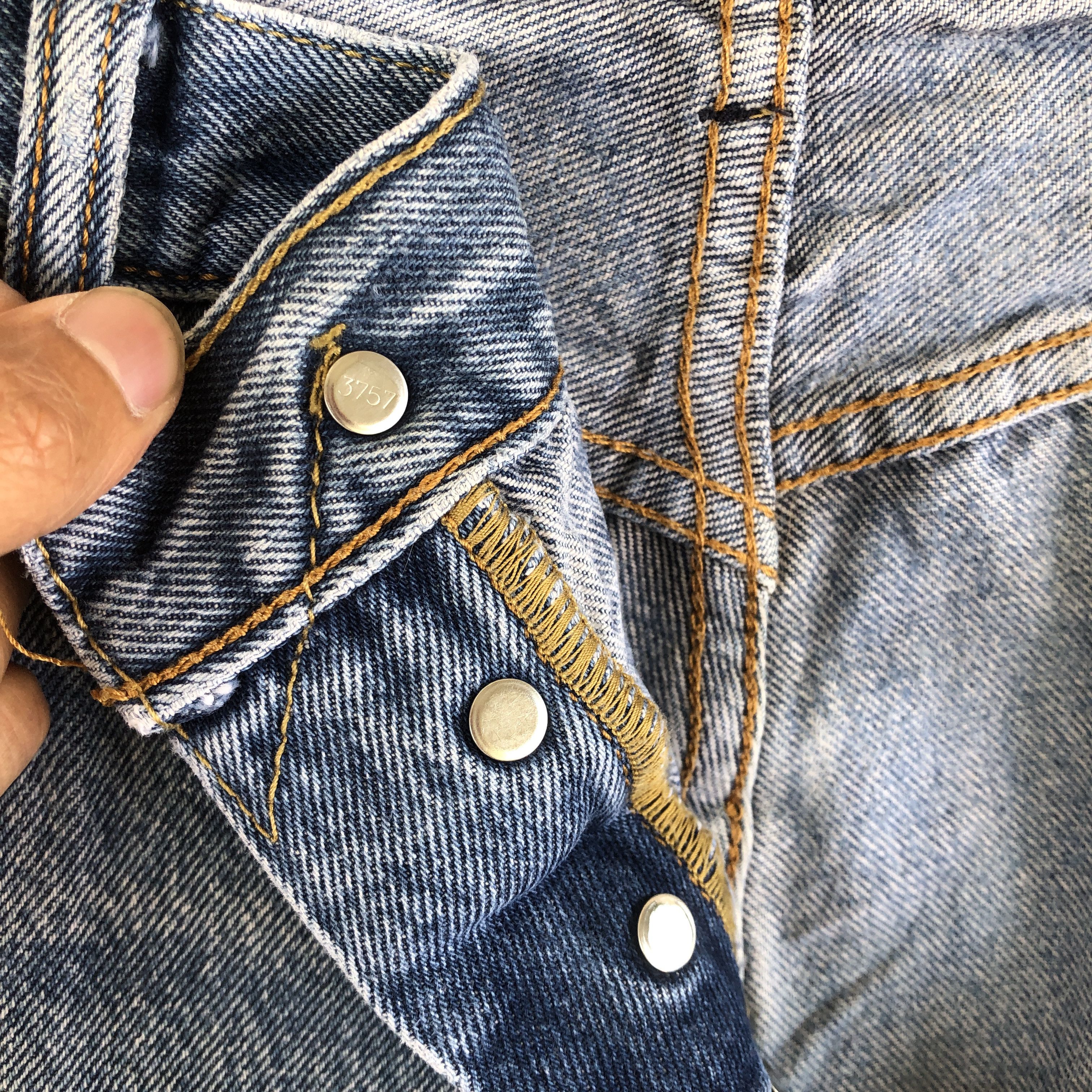 Levi's Vintage Distressed Levis 501 Blue Jeans Levi's Faded Denim Size US 34 / EU 50 - 7 Thumbnail