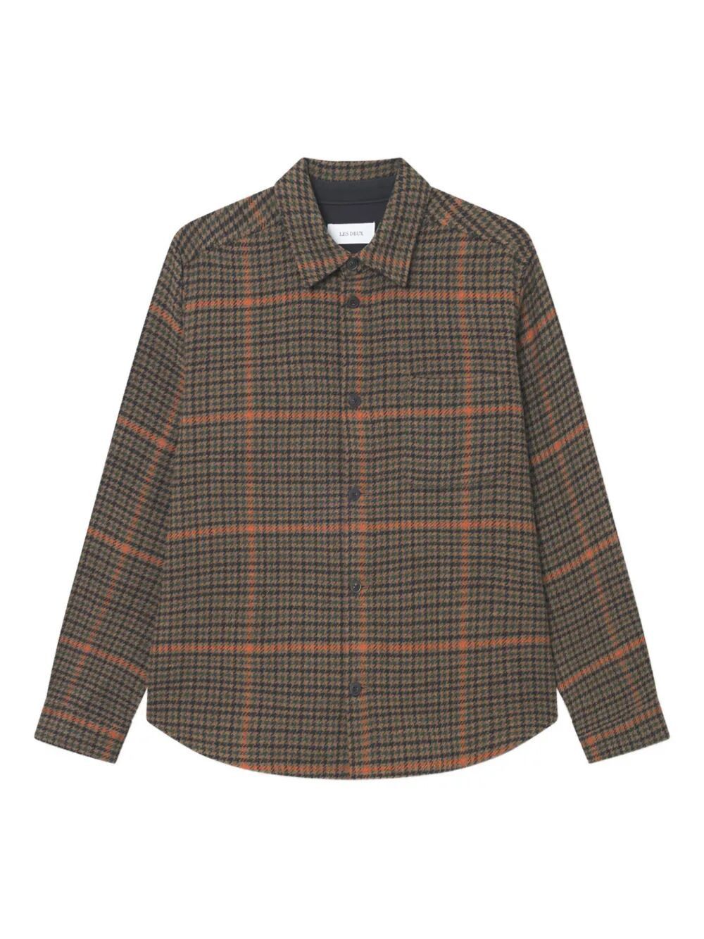 Les Deux "KODY HOUNDSTOOTH" OVERSHIRT Size US L / EU 52-54 / 3 - 1 Thumbnail