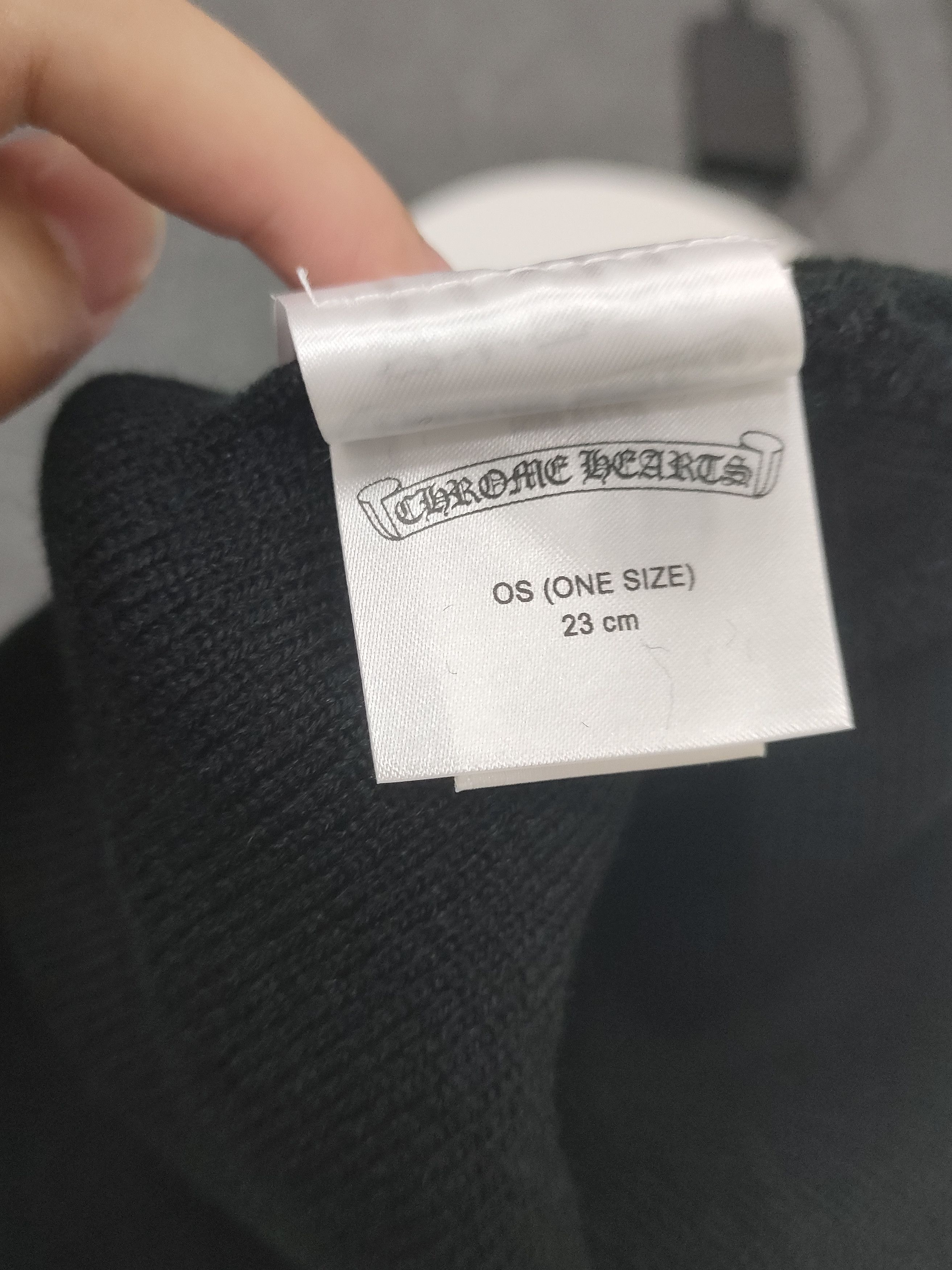 Chrome Hearts Chrome Hearts Cross Embroidered Black Beanie Size ONE SIZE - 9 Thumbnail