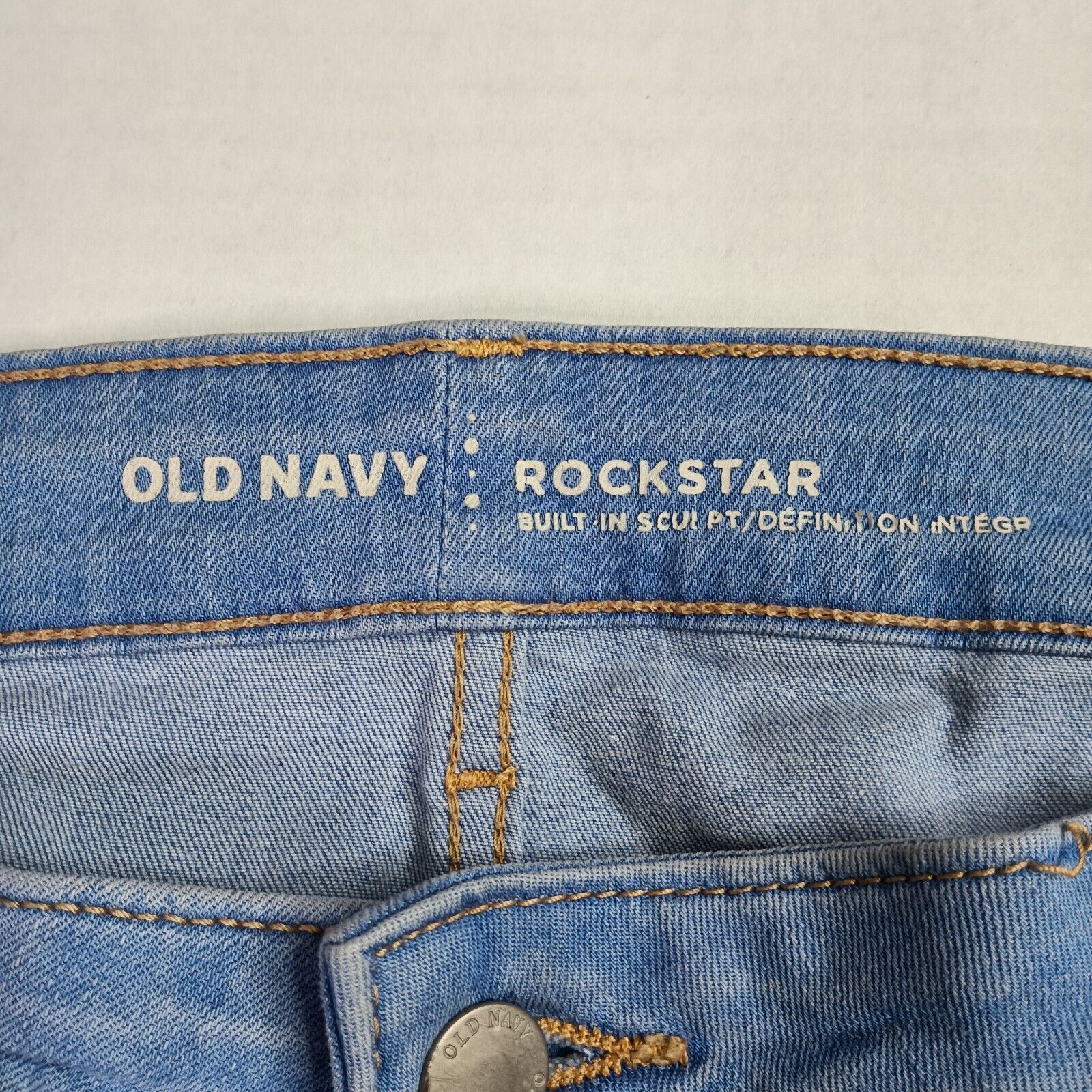 Old Navy OLD NAVY Rockstar Jeans Stretch Raw Hem Women's Size 16 Size 38" / US 16 / IT 52 - 4 Thumbnail