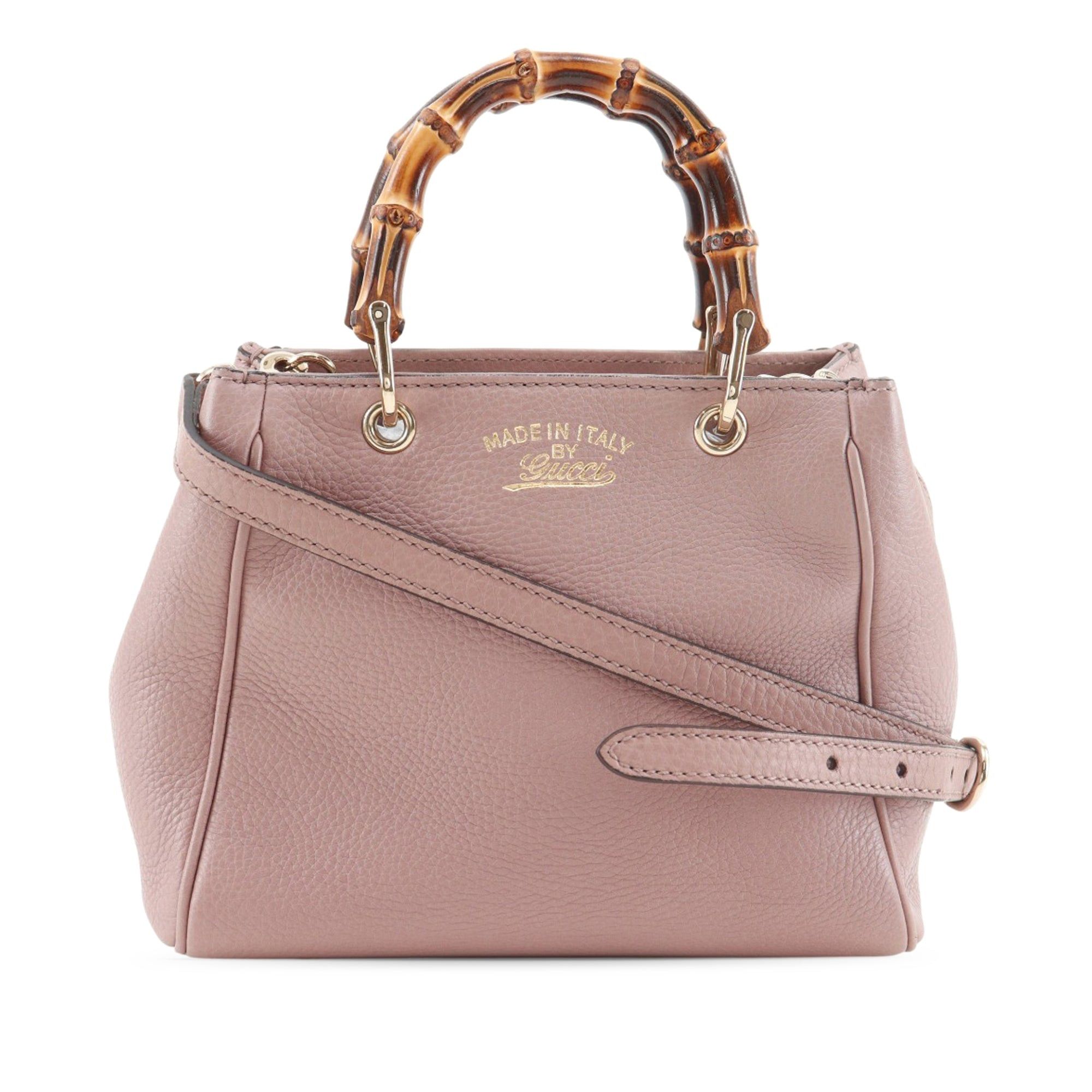 Gucci Mini Calfskin Bamboo Shopper Satchel Size ONE SIZE - 1 Thumbnail
