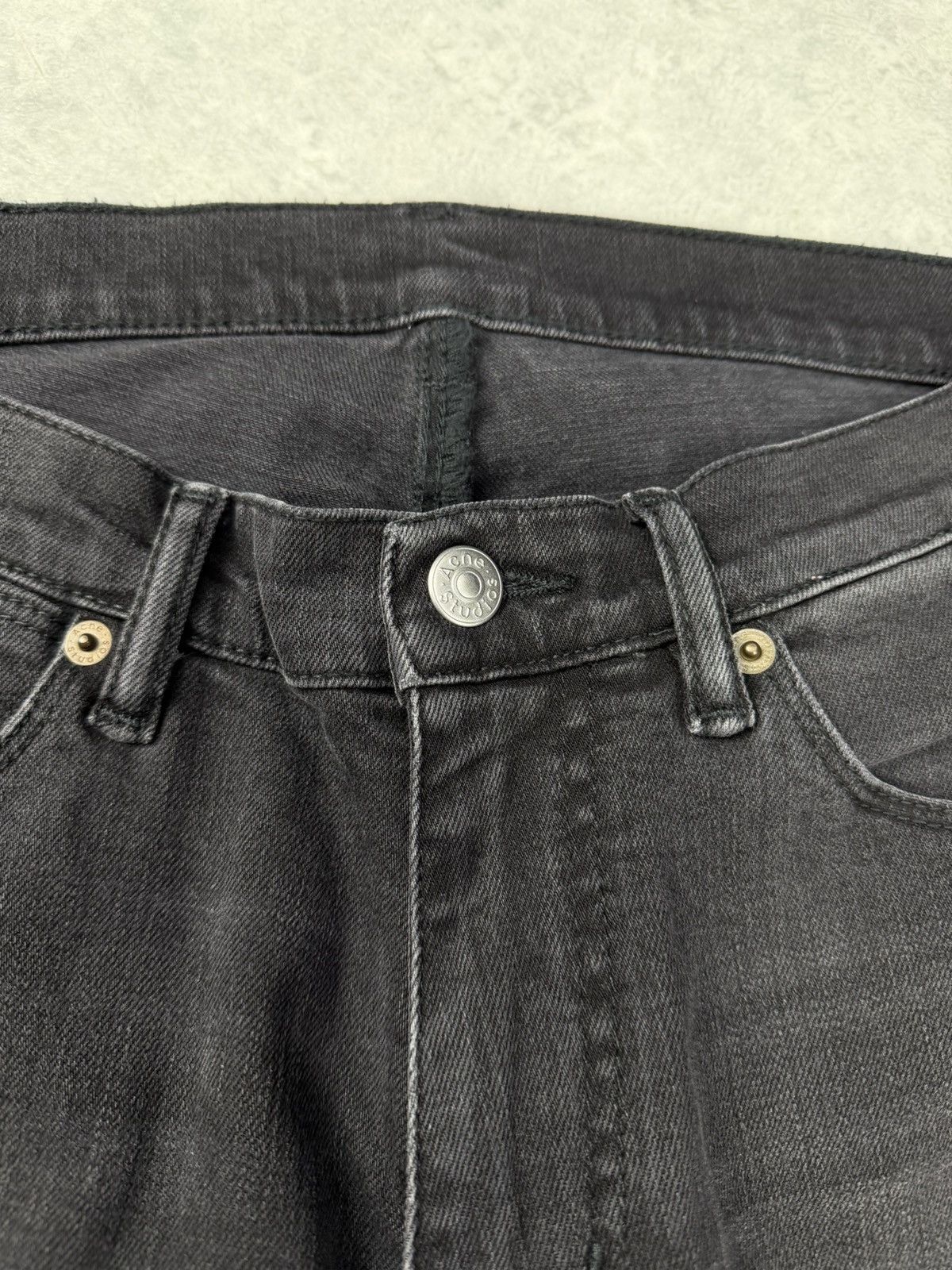 Acne Studios Acne Studios Max Used Black Denim Pants Size 32x32 Size US 32 / EU 48 - 5 Thumbnail