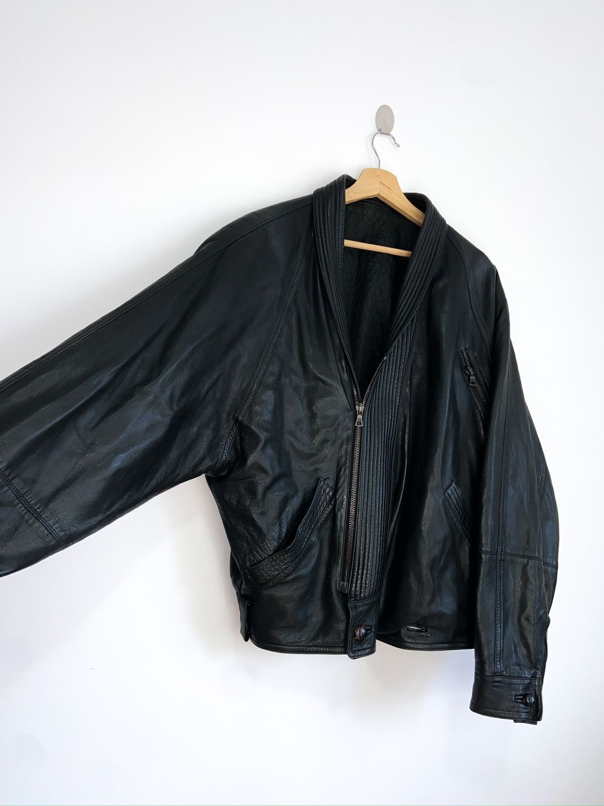 Versace 90s Gianni Versace Leather Jacket Size US L / EU 52-54 / 3 - 4 Thumbnail