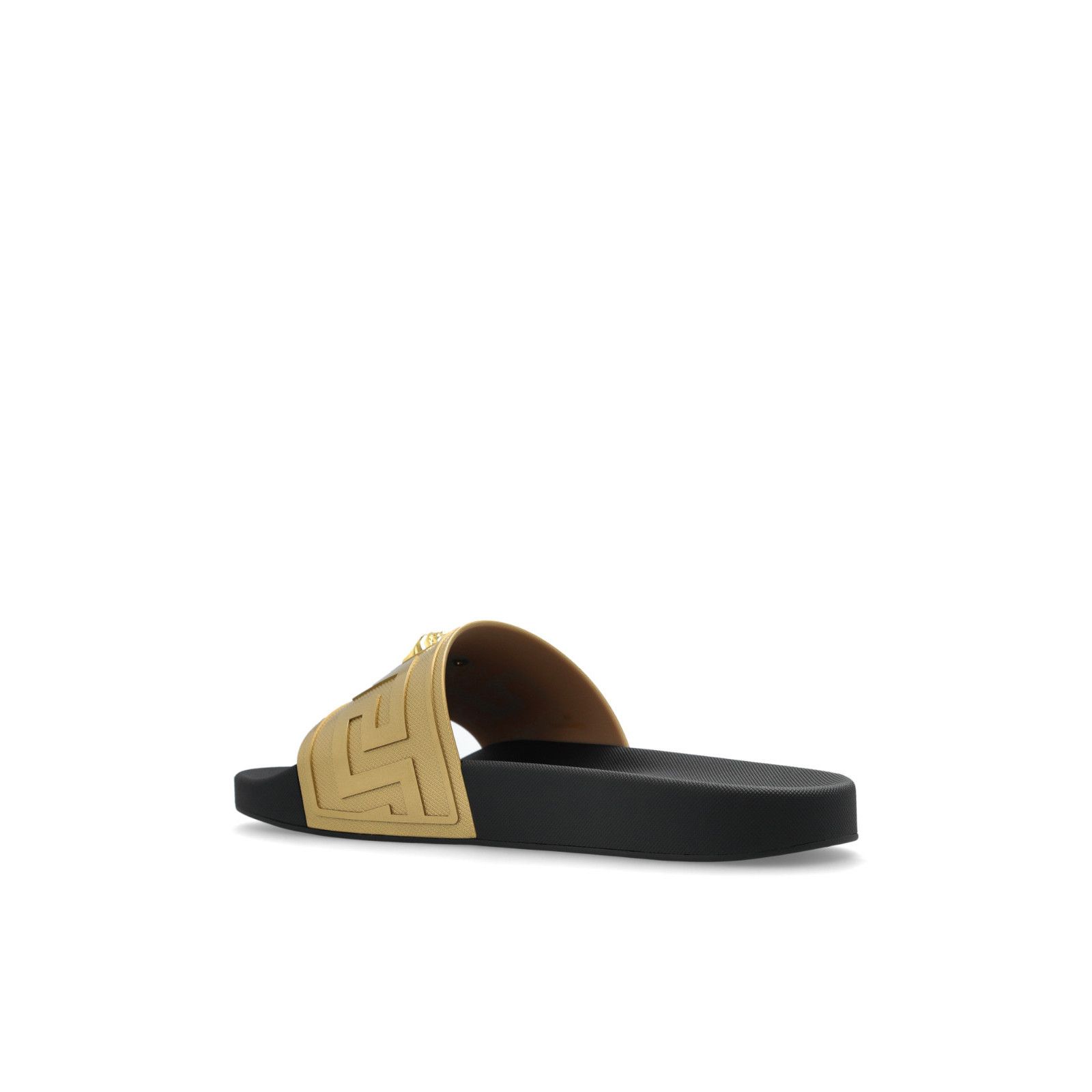 Versace VERSACE Gold Rubber Flip-Flops New And Authentic (Men's size Size US 7 / EU 40 - 3 Thumbnail