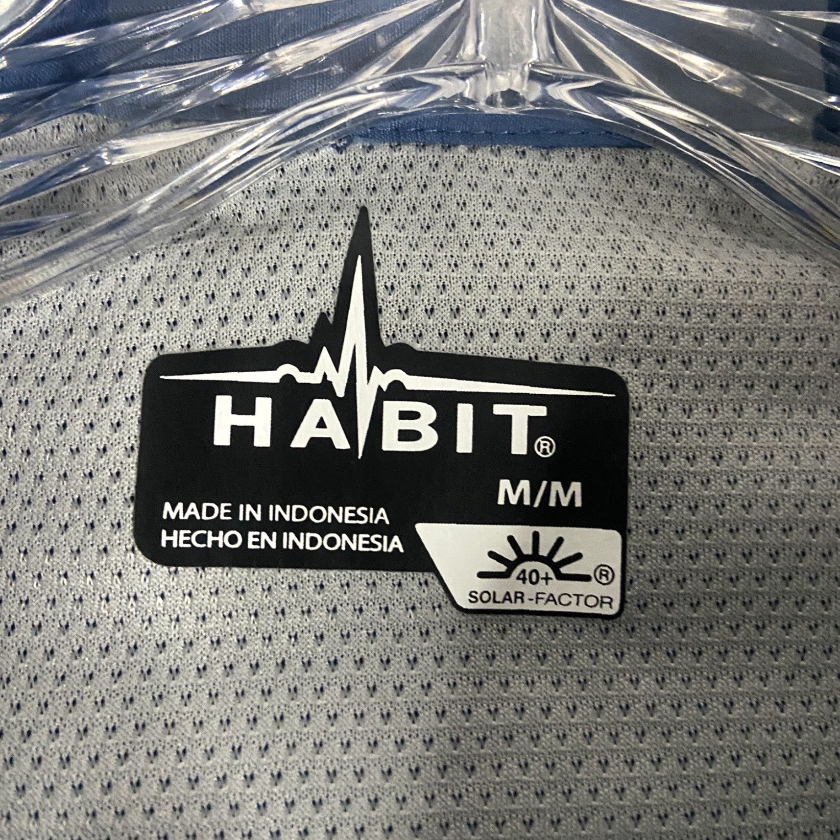 Habitat Habit Habit Solar Factor 40+ Button-Up Shirt Men M Blue Short Sleeve Size US 31 - 5 Thumbnail