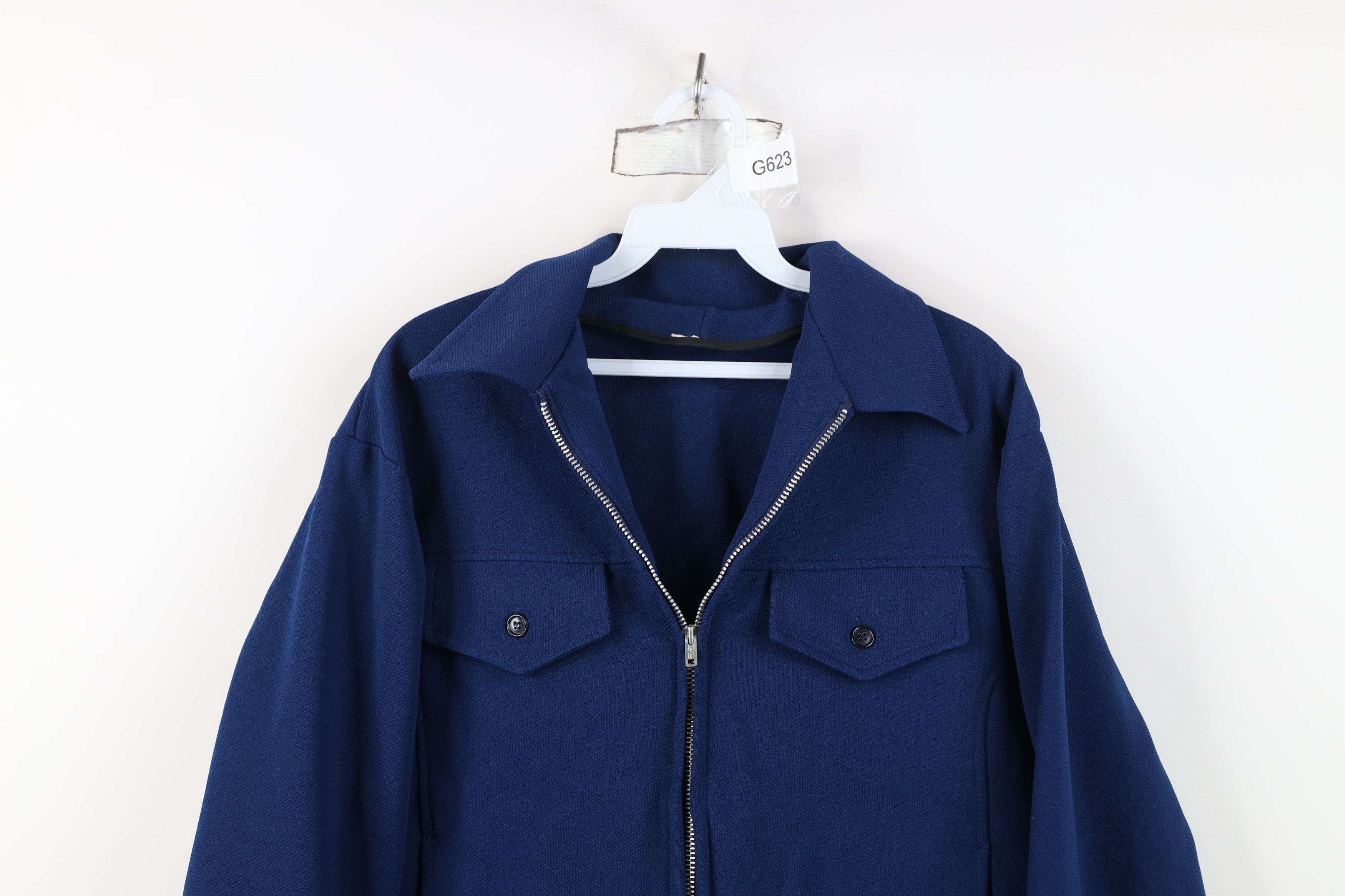 Vintage Vintage 50s 60s Streetwear Collared Bomber Jacket USA Size US L / EU 52-54 / 3 - 2 Thumbnail
