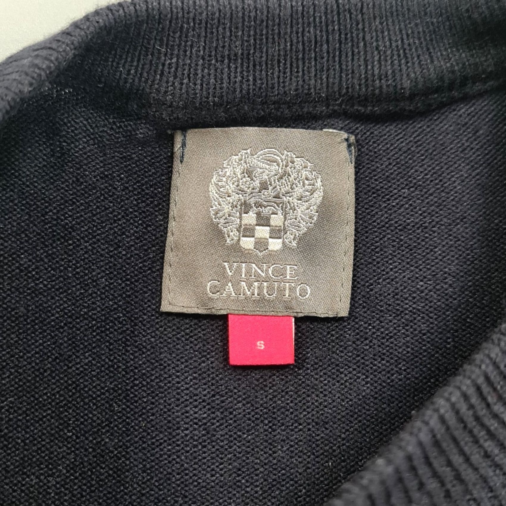 Vince Camuto Vince Camuto Womens Jumper Dress Navy Blue Small Knee Length Knit Crew Neck Long Sleeve Pullover Casual Size S / US 4 / IT 40 - 3 Thumbnail