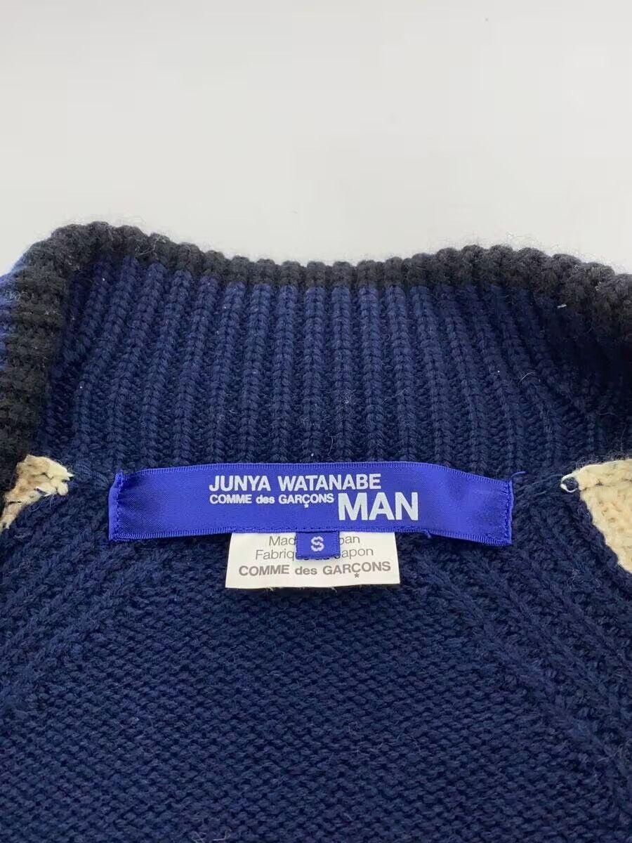 Comme des Garcons × Junya Watanabe Zip Raglan Wool Knit Sweater Size US S / EU 44-46 / 1 - 4 Thumbnail