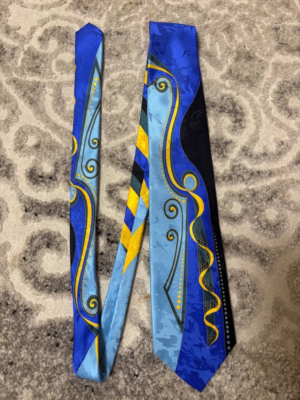 Vintage RICCARDO GABRIELE VINTAGE Silk tie Made in Italy Size ONE SIZE - 12 Thumbnail