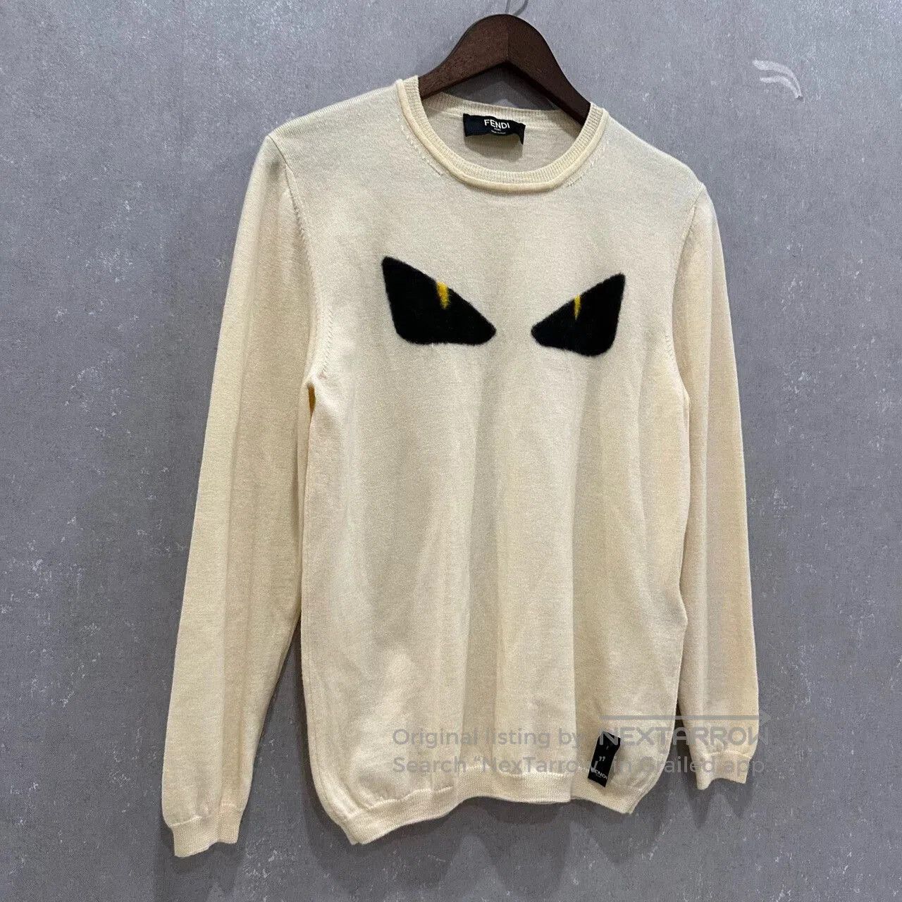 Fendi Fendi Monster Eyes Wool Knit Sweater. Size US L / EU 52-54 / 3 - 3 Thumbnail