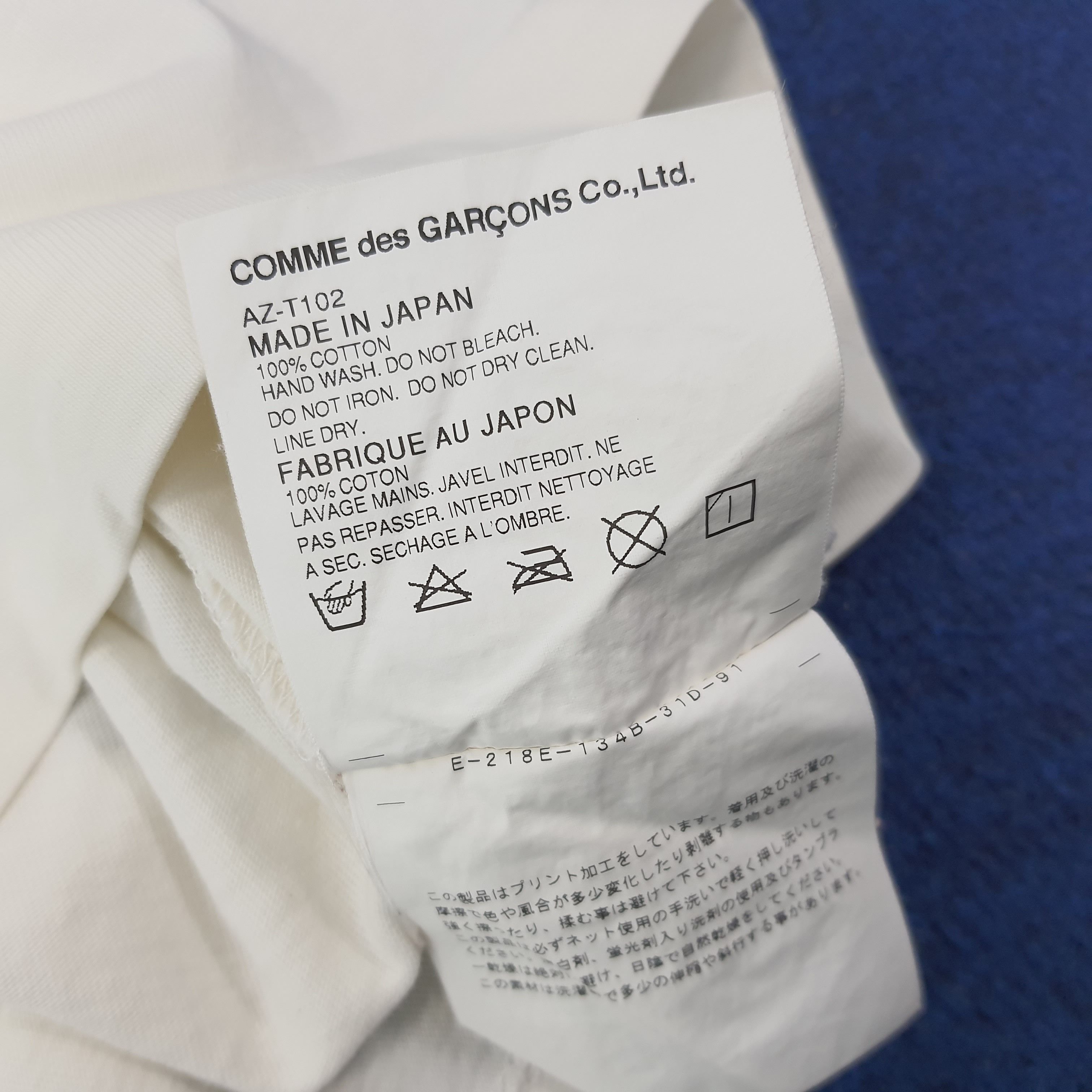 Comme des Garcons PLAY Vintage Comme des Garçons PLAY Heart Logo T-Shirt C267N31 Size M / US 6-8 / IT 42-44 - 7 Thumbnail