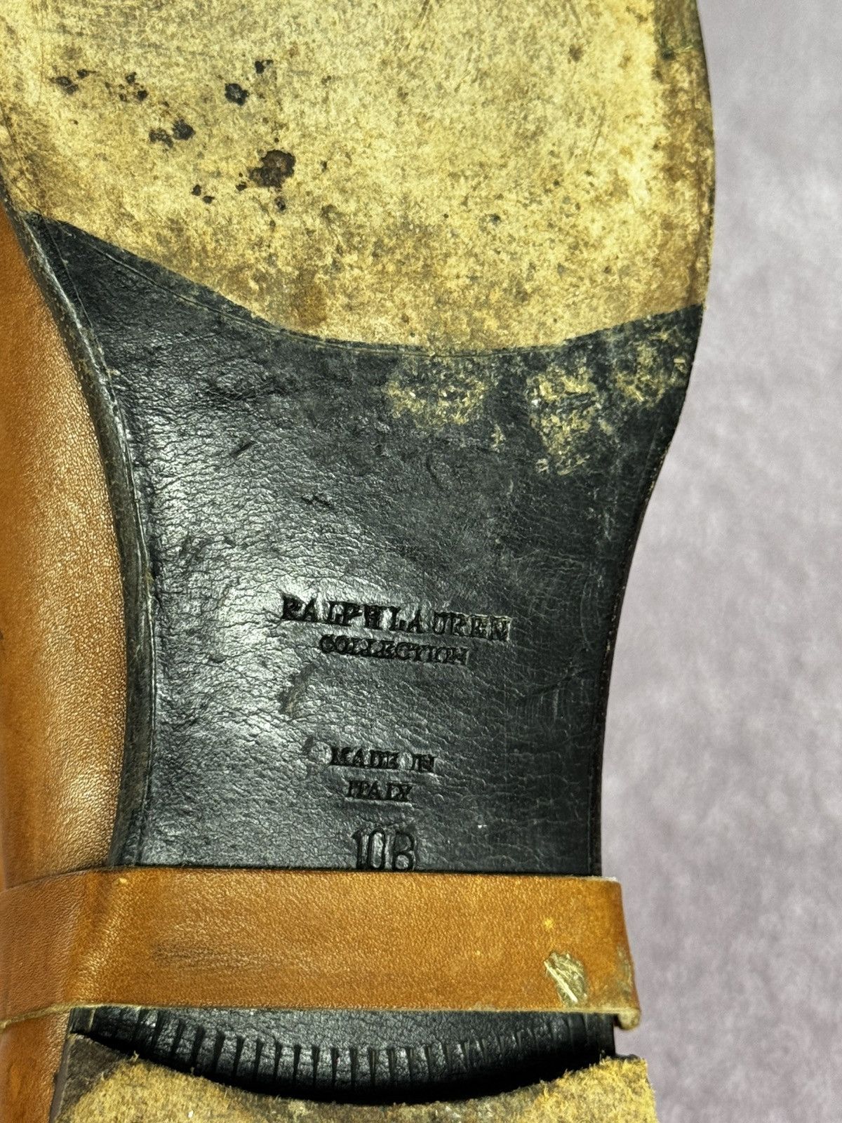 Ralph Lauren Vintage Ralph Lauren Luxury Leather Distressed 90s Boots Size US 10 / IT 40 - 18 Thumbnail