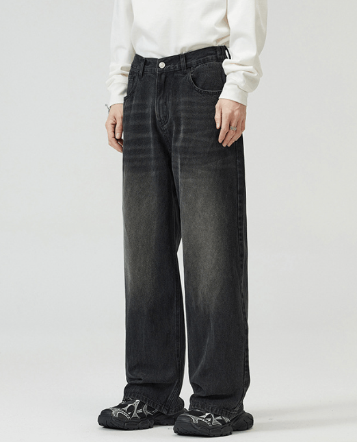 Japanese Brand × Jean American straight loose wide-leg men's baggy jeans Size US 32 / EU 48 - 2 Thumbnail