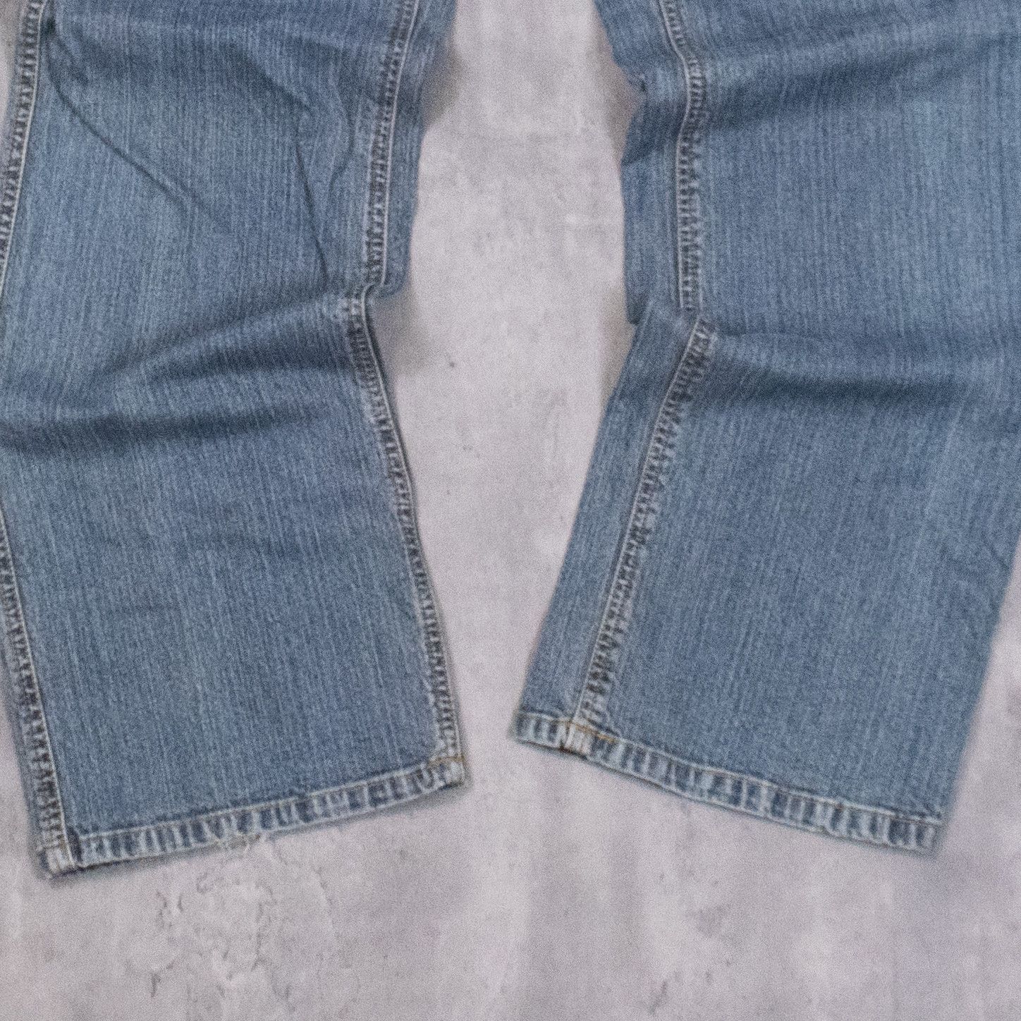 Denver Hayes × Vintage Vintage 1990's Denver Hanes Cargo Baggy Denim Pant's Size US 32 / EU 48 - 4 Thumbnail