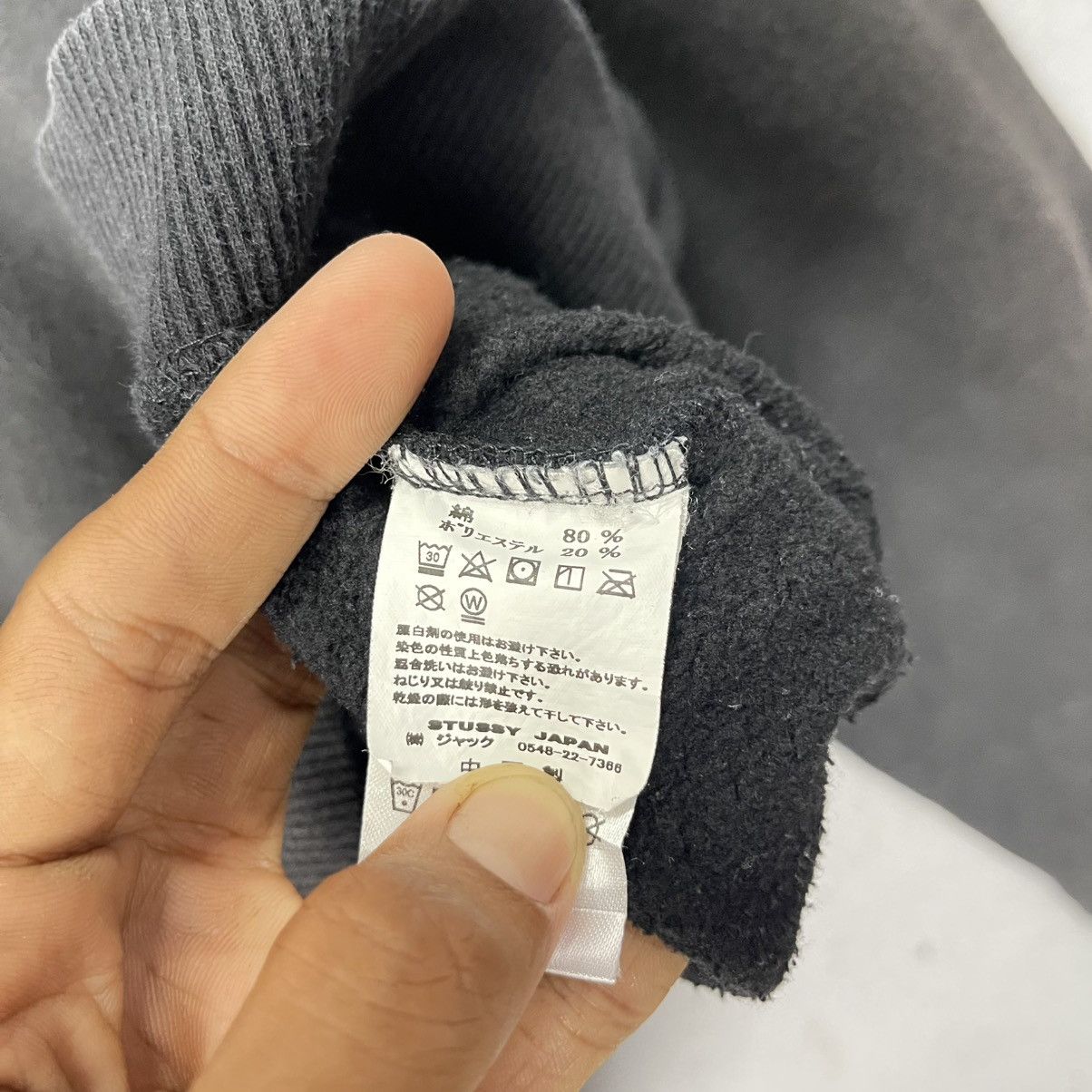 Stussy Stüssy Big Logo Crewneck Sweatshirt Black Large Size US L / EU 52-54 / 3 - 10 Thumbnail