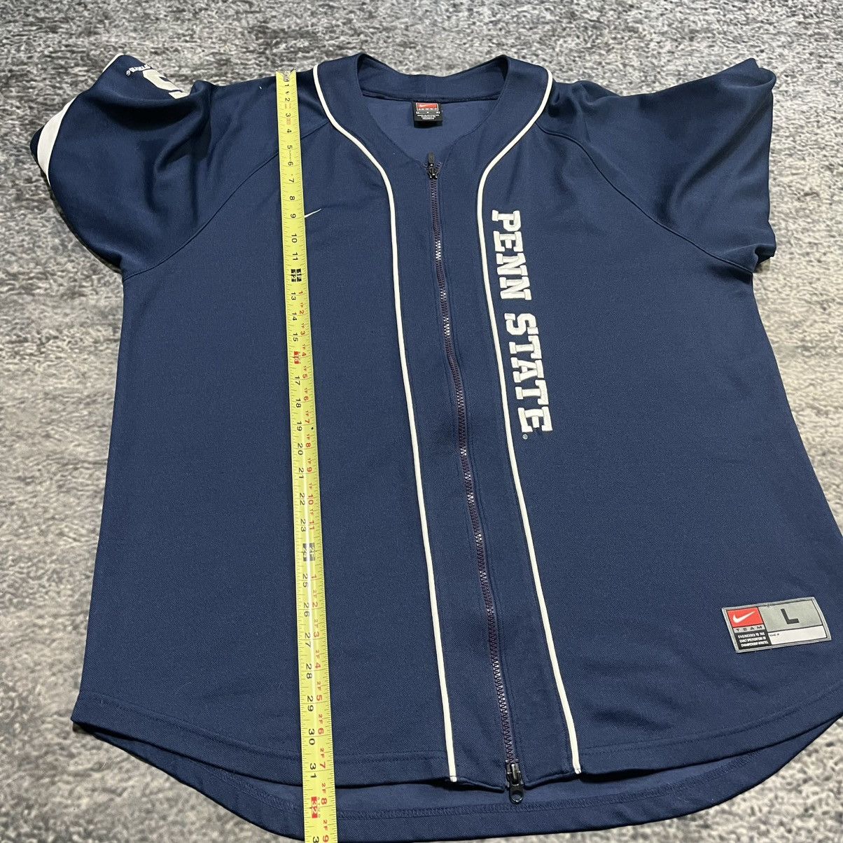 Nike Vintage 90s Nike Penn State Nittany Lions Full Zip Jersey Size US L / EU 52-54 / 3 - 10 Thumbnail